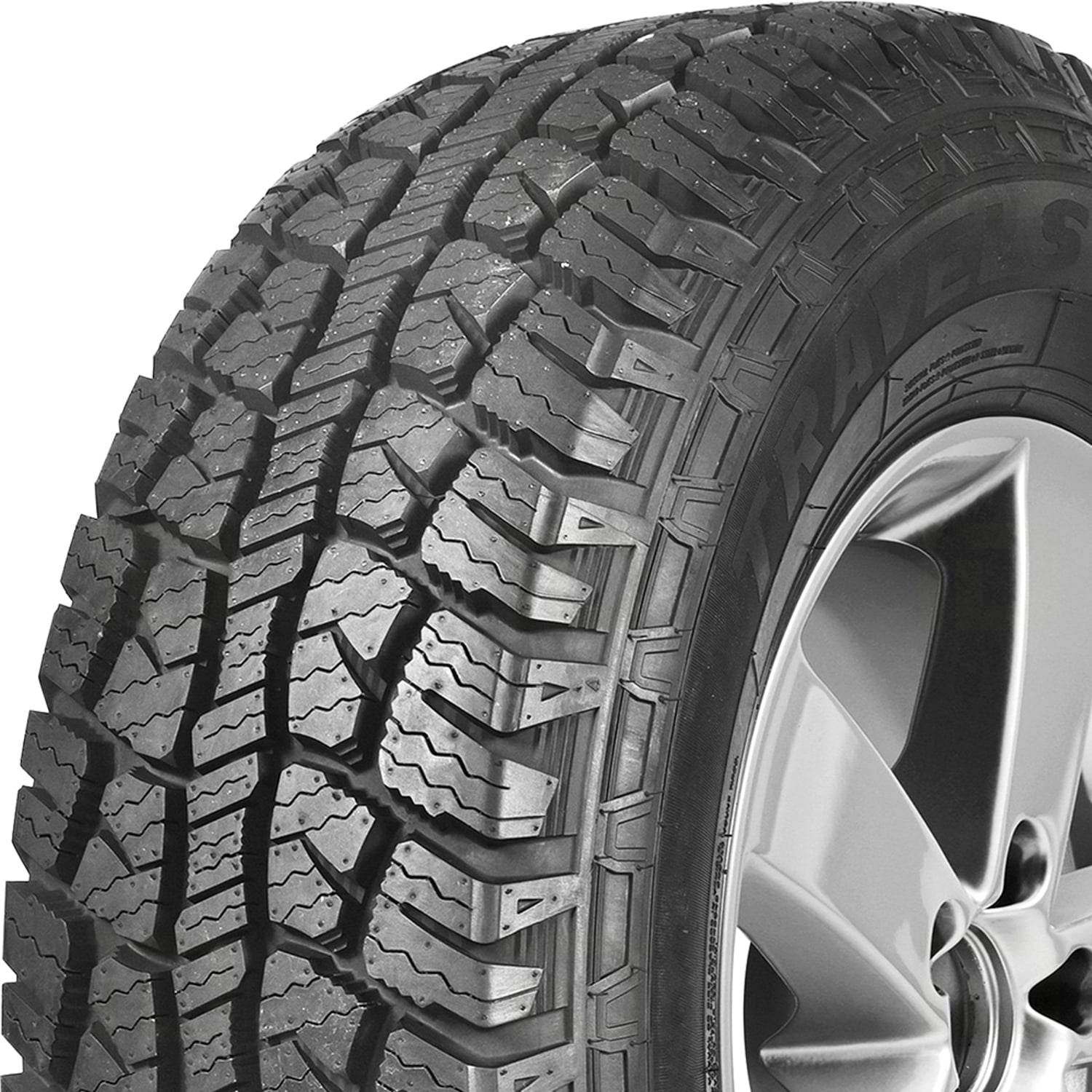 Set of 4 (FOUR) Travelstar Ecopath A/T 245/75R16 111S AT All Terrain Tires Fits: 2015 Toyota Tacoma TRD Pro, 1996-2002 Chevrolet Tahoe LT