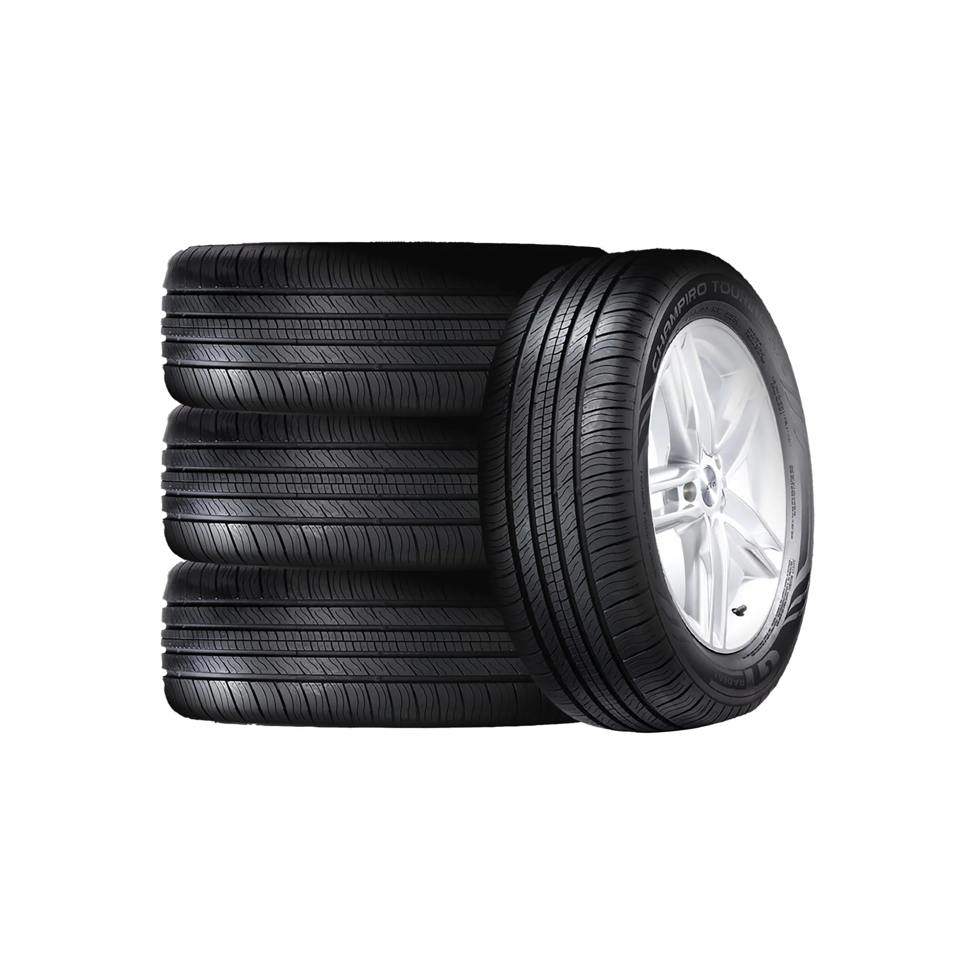 Set of 4 GT Radial Champiro Touring A/S 205/55R16 91H Tires Fits: 2012-13 Honda Civic EX-L, 2014-15 Honda Civic EX