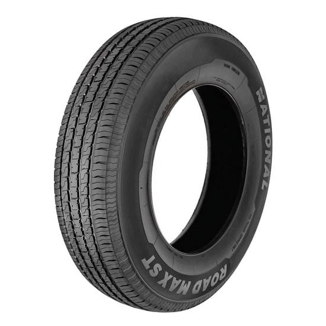 Set of 4 National Road Max ST ST225/75R15 117/112M E Tires