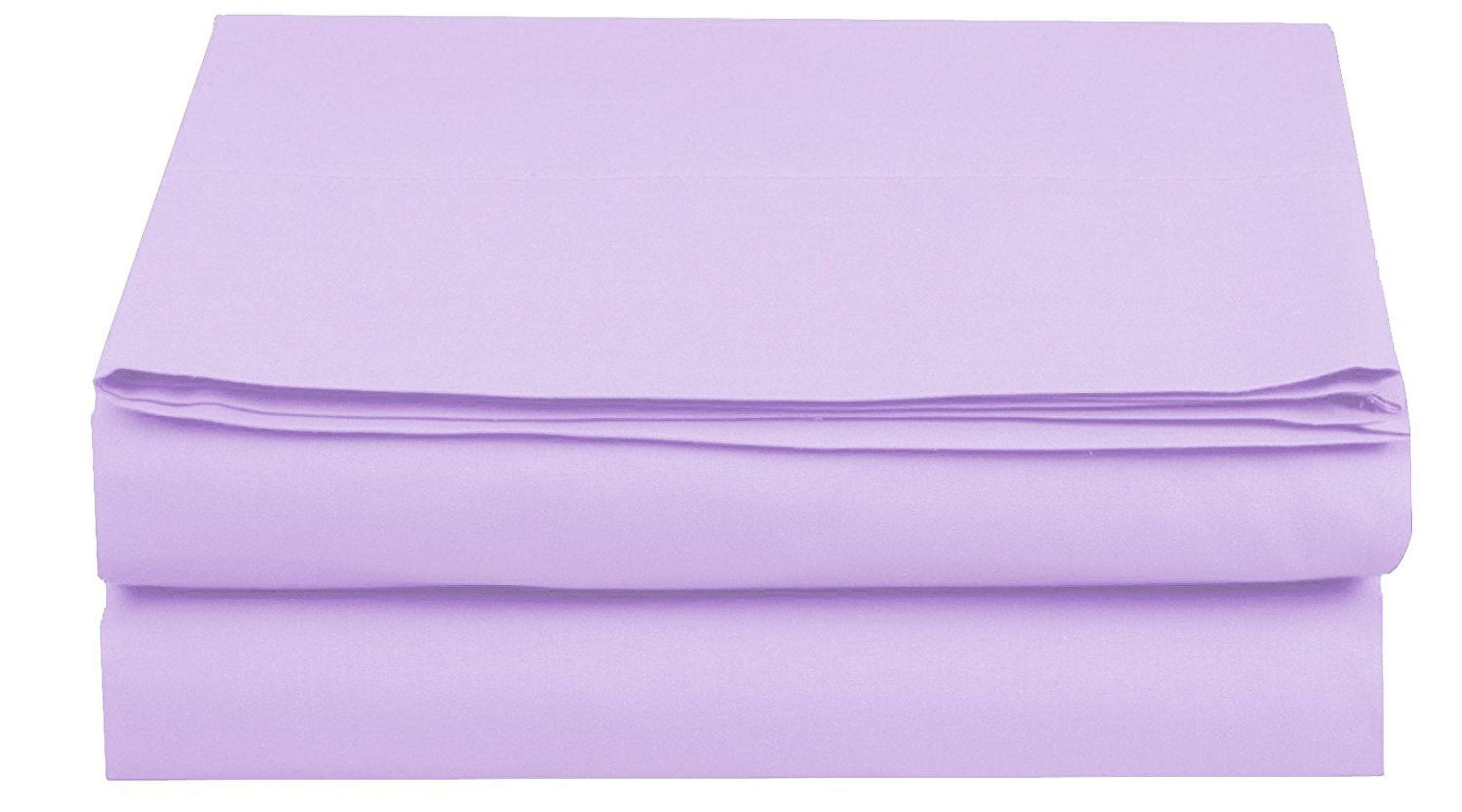 Set of 4 1500 TC Fitted Sheet, King Size, Lilac
