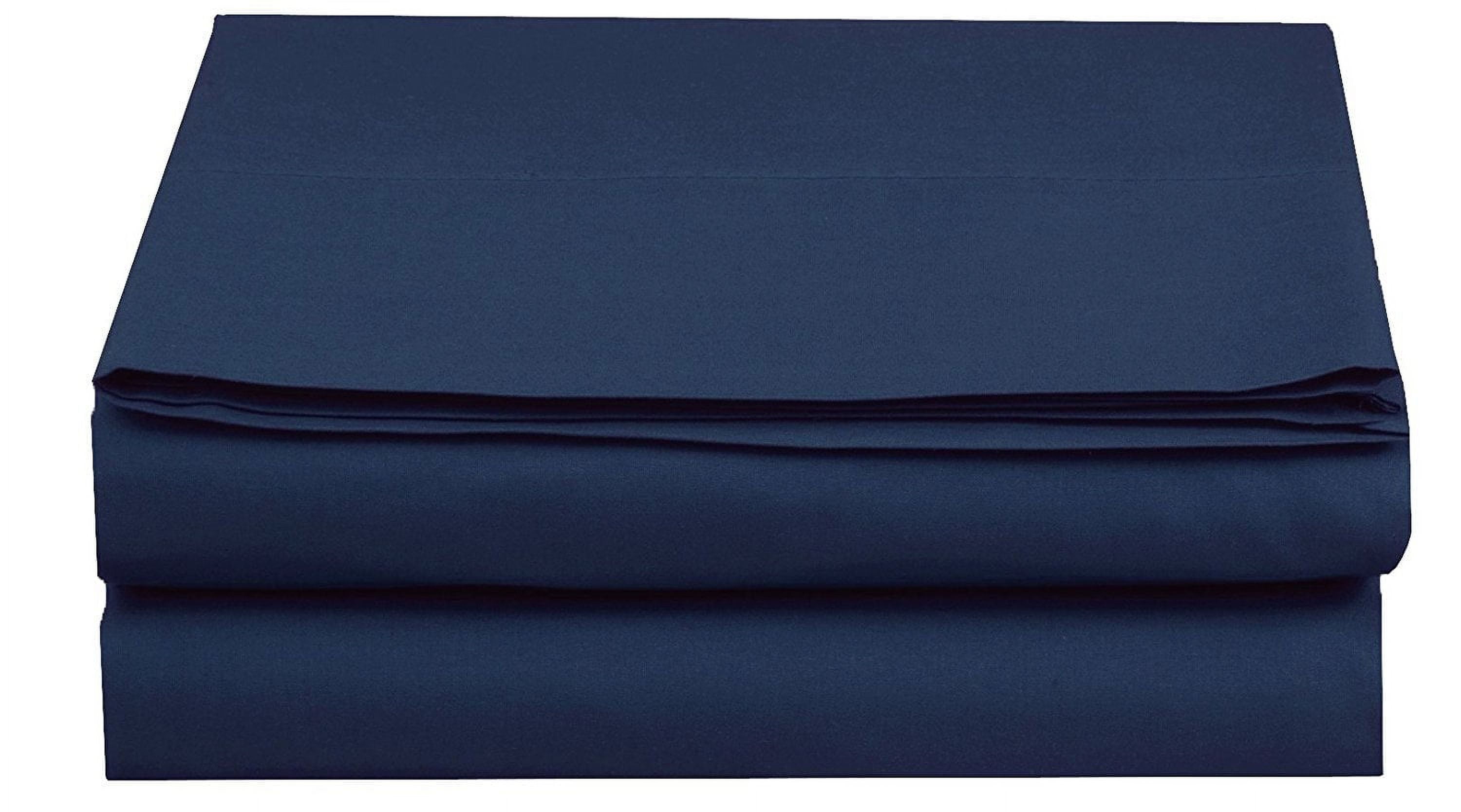 Set of 6 1500 TC Fitted Sheet, King Size, Navy Blue