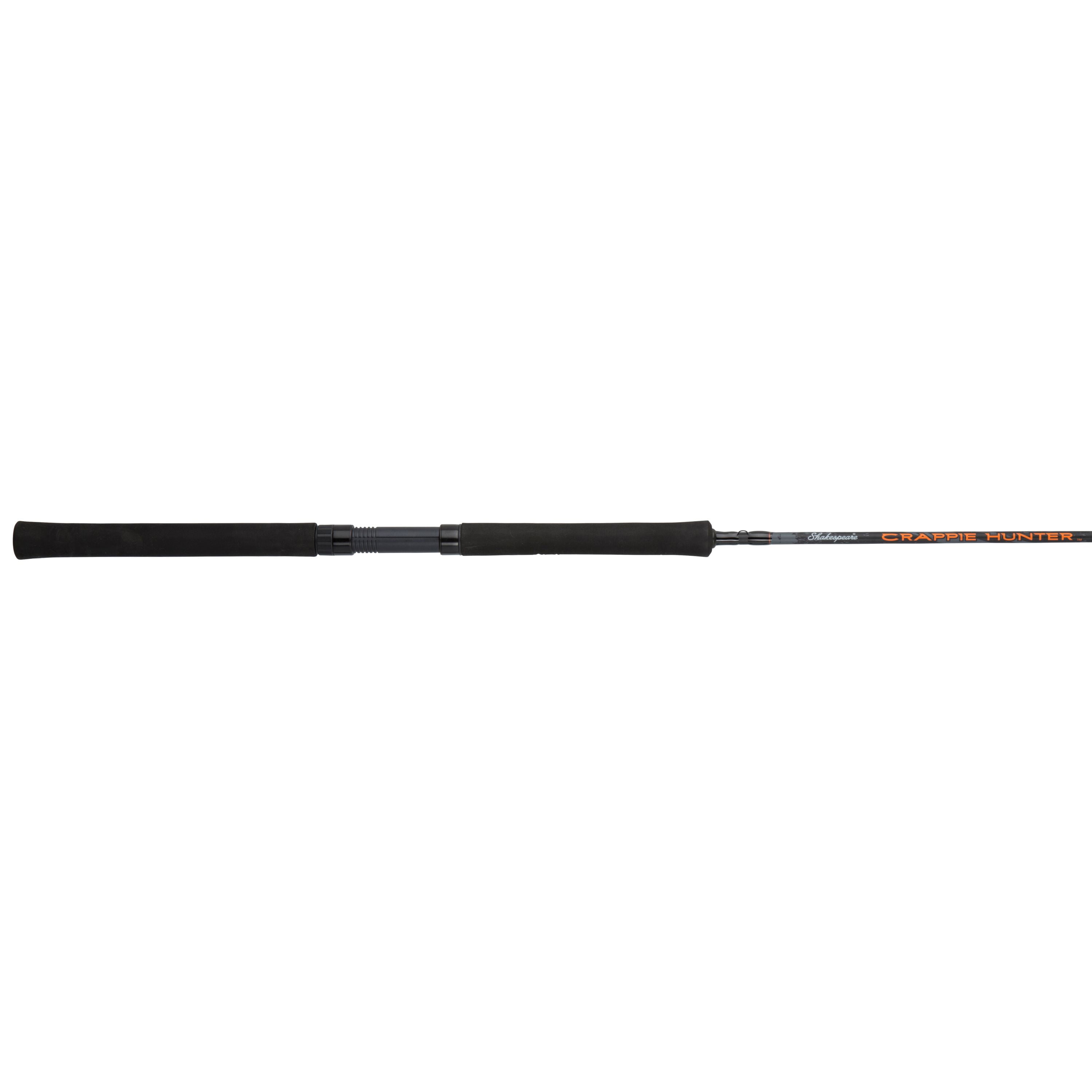 Shakespeare Crappie Hunter Spinning Rod, 12' Light Fishing Rod, 2 Piece