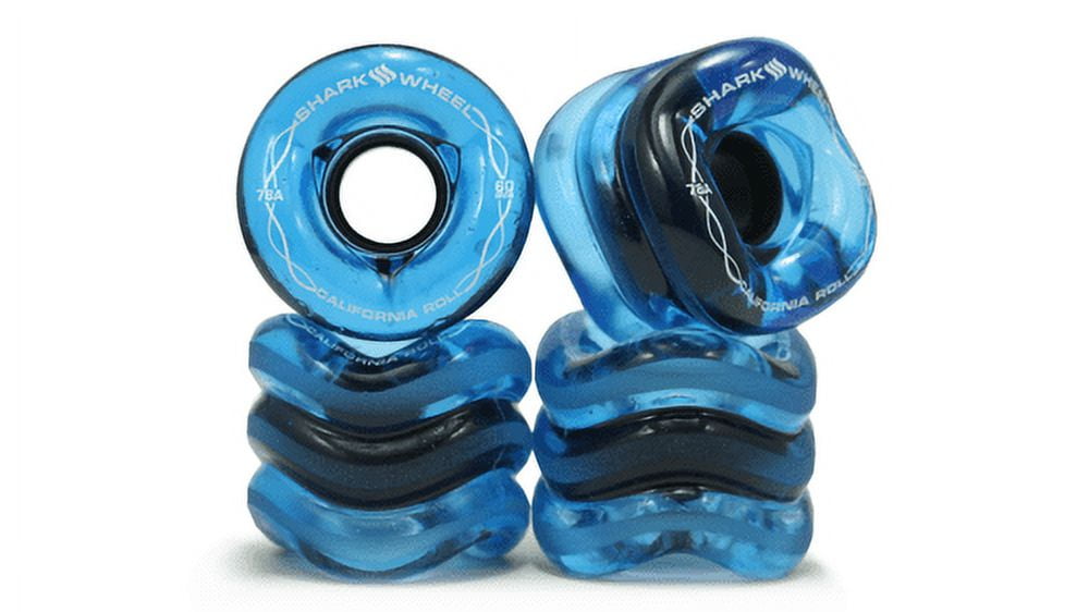 Shark Wheel 60 mm California Roll Sapphire Wheels for Skateboard