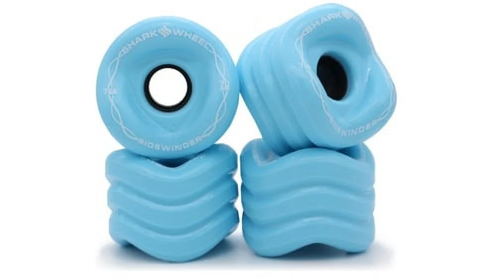 Shark Wheel 70 mm 78a Ice Blue Sidewinder Formula Wheels for Longboard