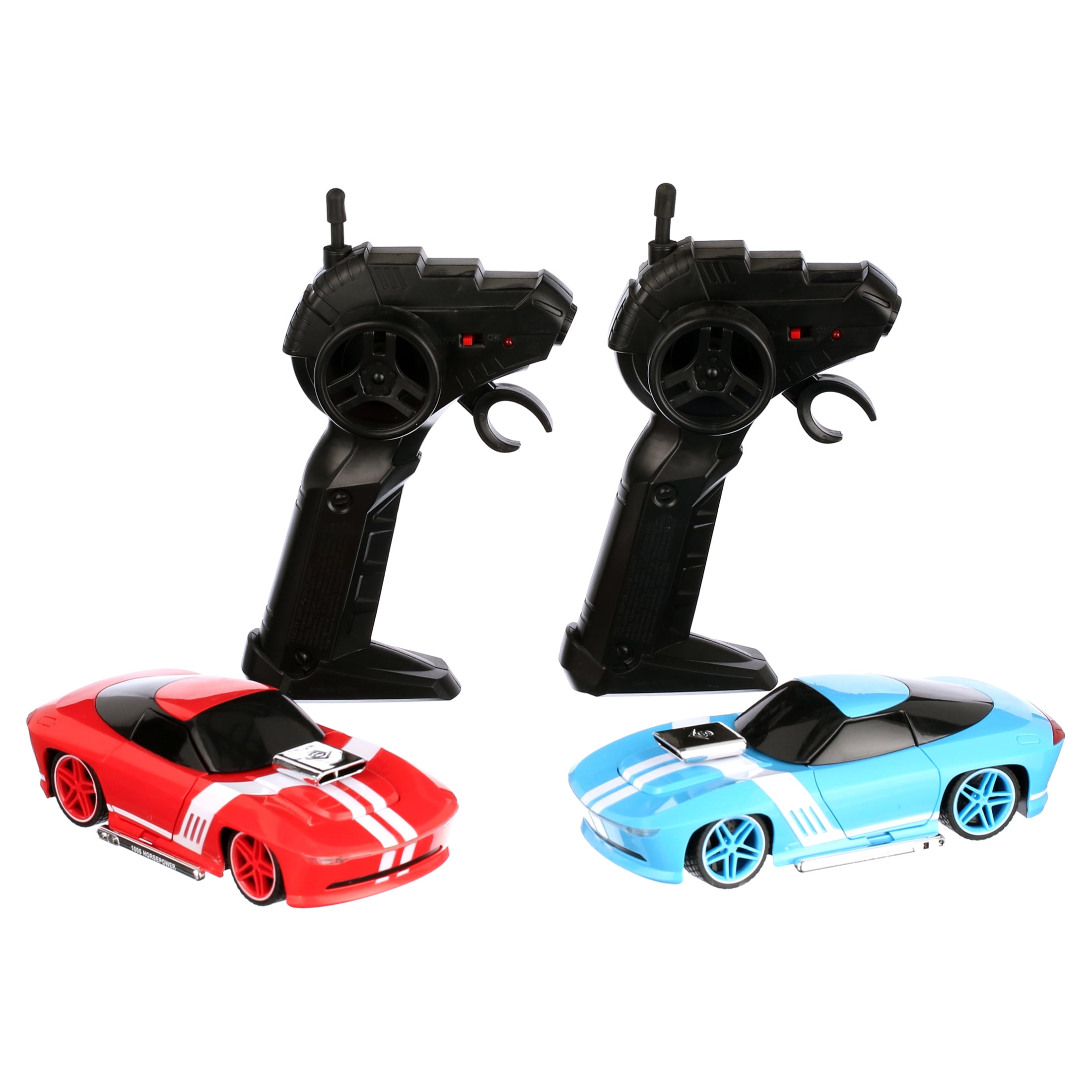 Sharper Image® Body Shop Remote Control Demolition Car for Children, 2 Pack - Blue/Red