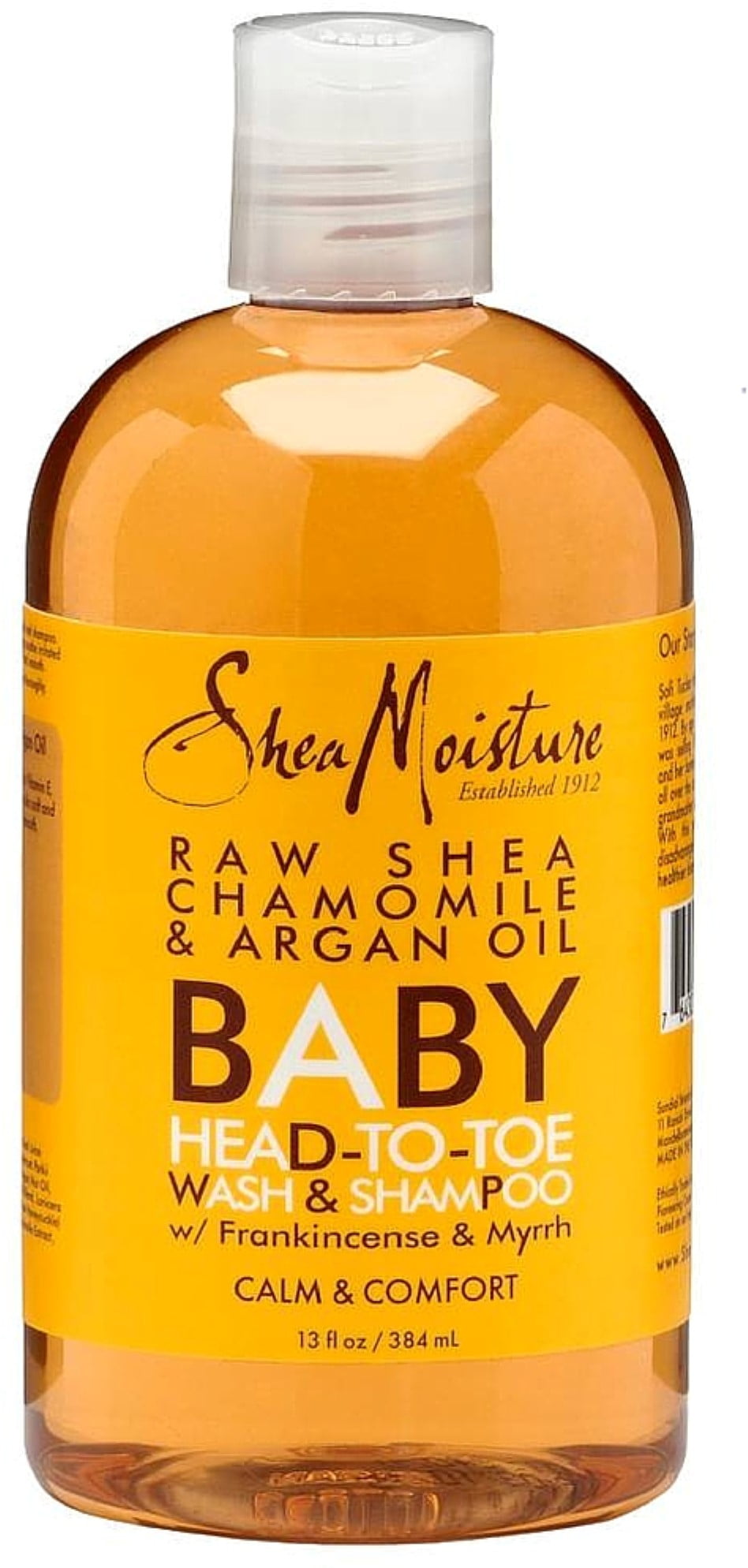 Shea Moisture Raw Shea Chamomile & Argan Oil Baby Head-To-Toe Wash & Shampoo 13 oz (Pack of 6)