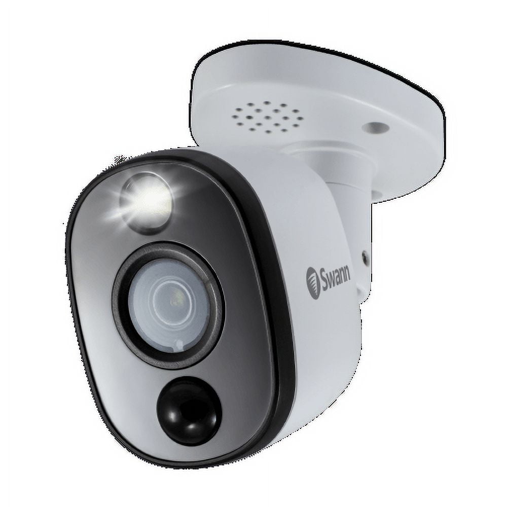 Swann 4K Ultra HD Heat & Motion Detection Sensor Warning Light Bullet Security Camera