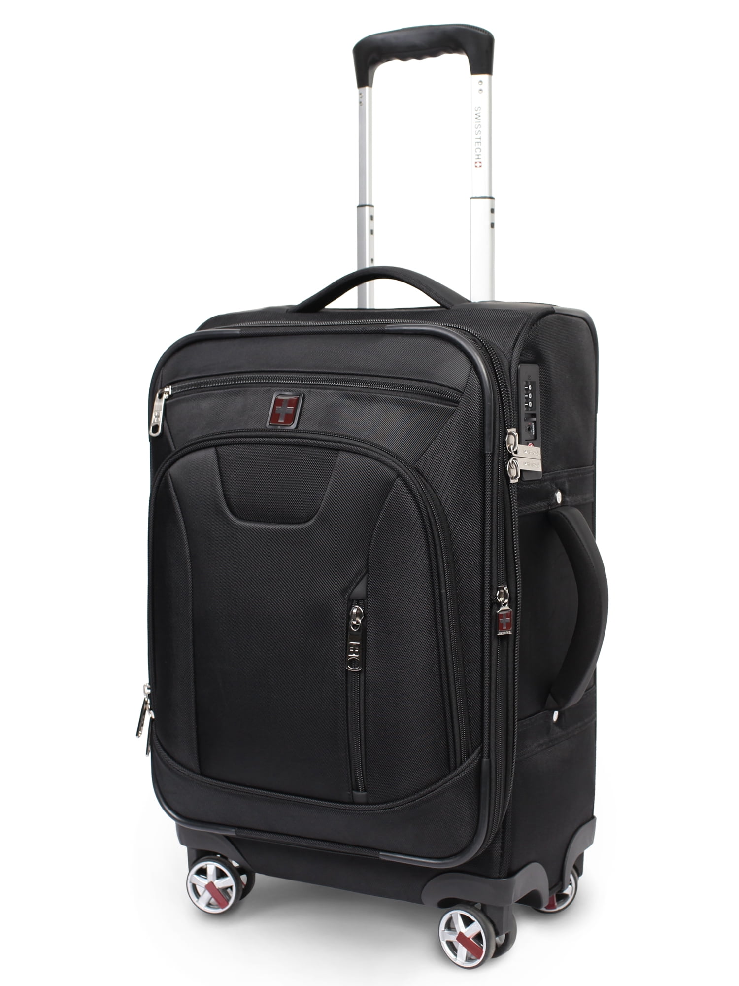 SwissTech Executive 21" Softside Carry-on Luggage, Black, ( Exclusive)
