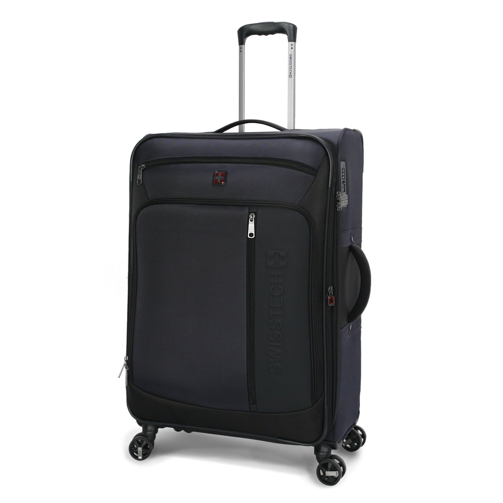 SwissTech Urban Trek 28" Check Soft Side Luggage, Navy ( Exclusive)