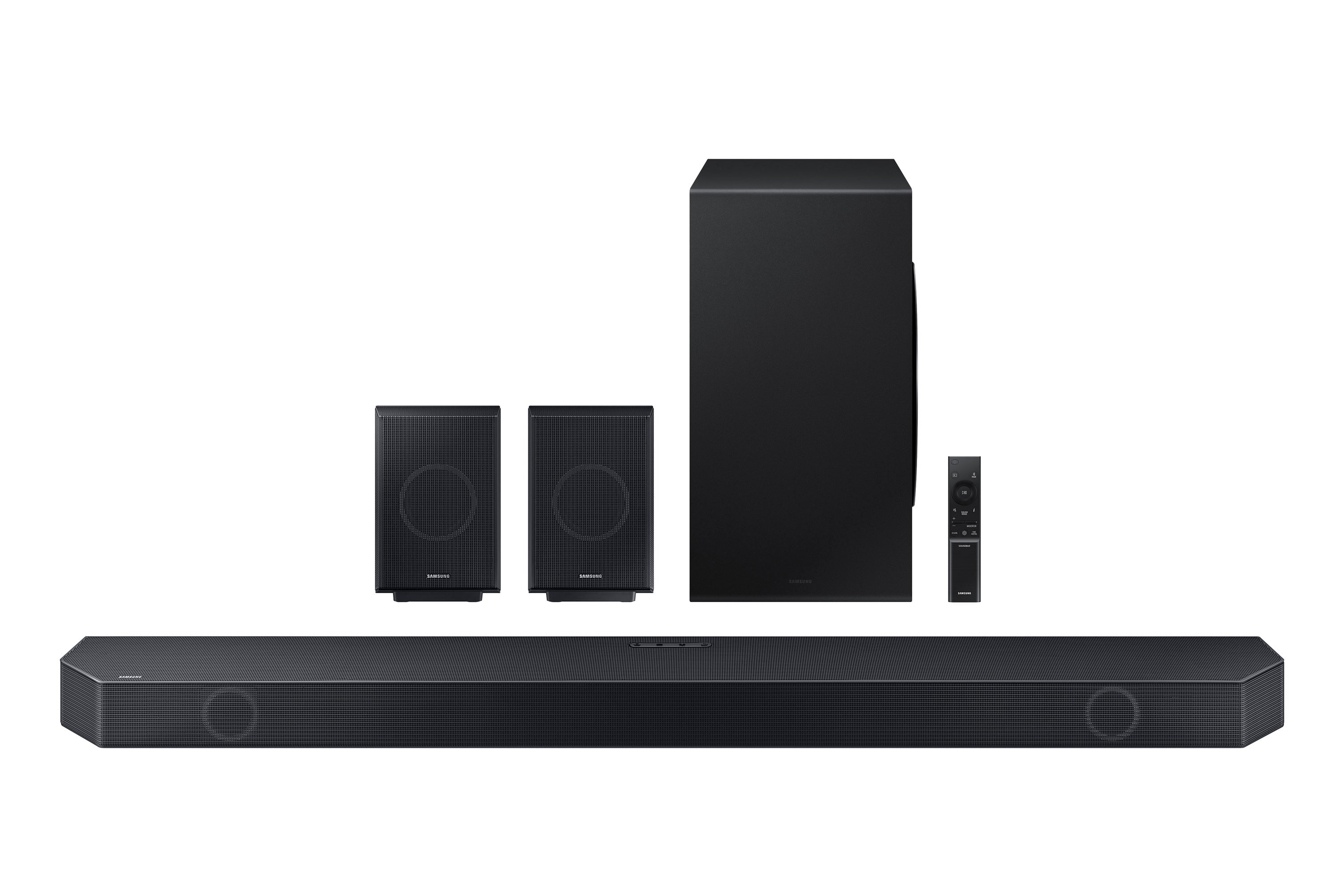 SAMSUNG Q-Series 11.1.4ch Wireless Dolby Atmos Soundbar + Rear Speakers w/ Q-Symphony HW-Q990C/ZA