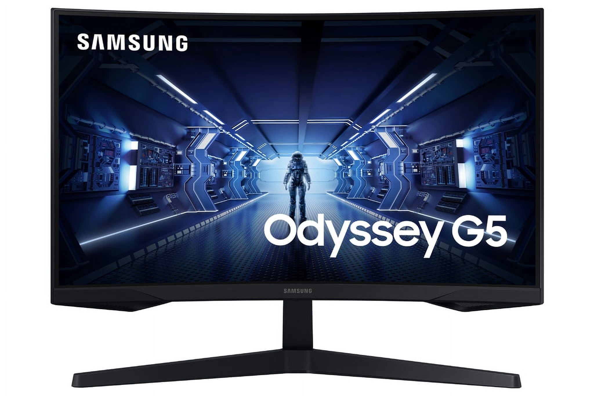 SAMSUNG 27" Class Curved WQHD (2560 x 1440) 144Hz 1ms FreeSync Gaming Monitor - LC27G55TQWNXZA