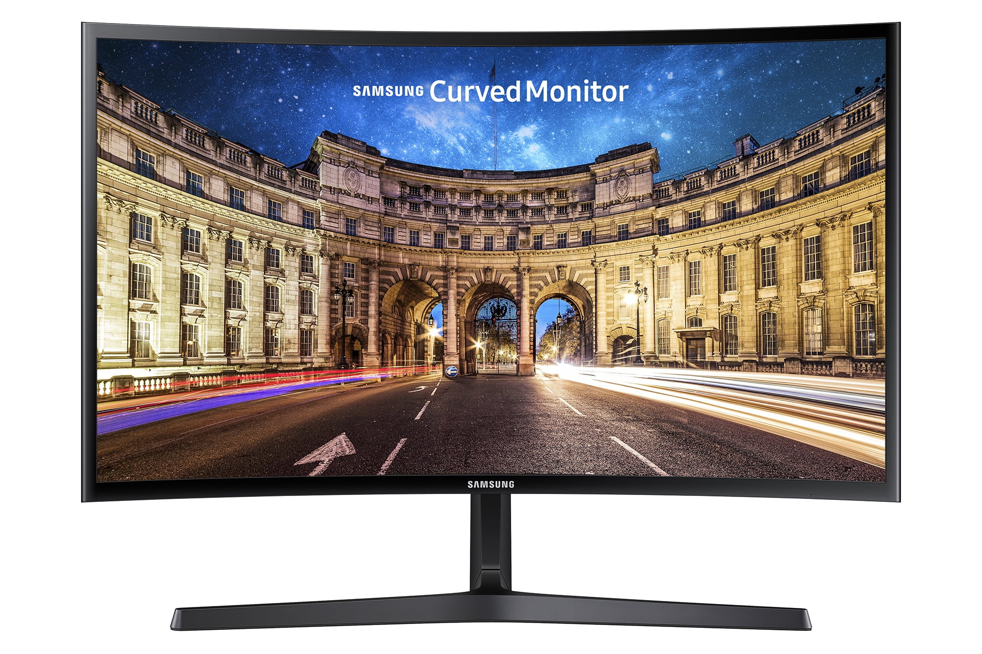 SAMSUNG 27" Class Curved 1920x1080 VGA HDMI 60hz 4ms AMD Freesync HD LED Monitor - LC27F396FHNXZA