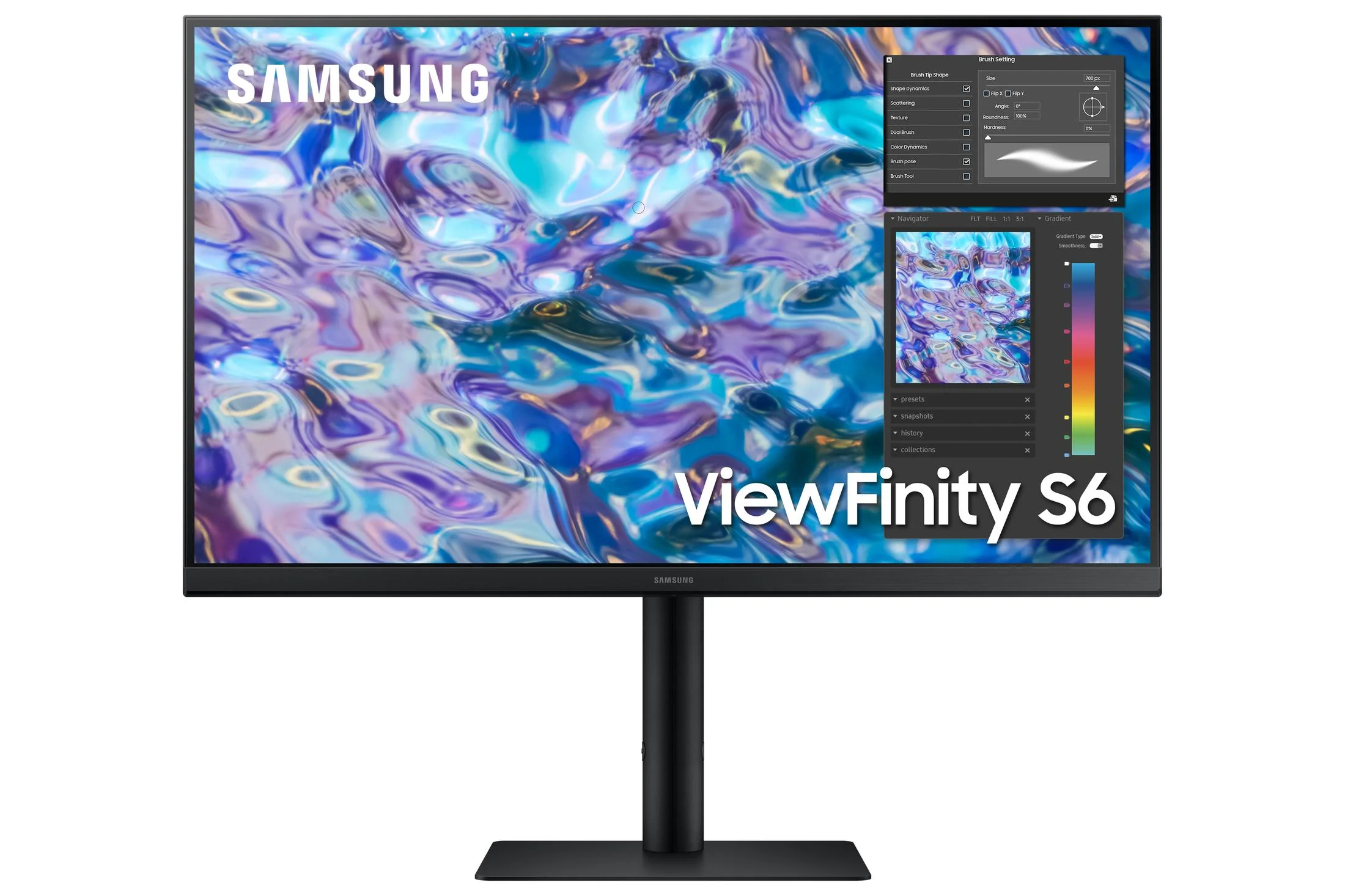 SAMSUNG 27" Class ViewFinity S61B QHD IPS 75Hz AMD FreeSync Monitor - LS27B610EQNXZA