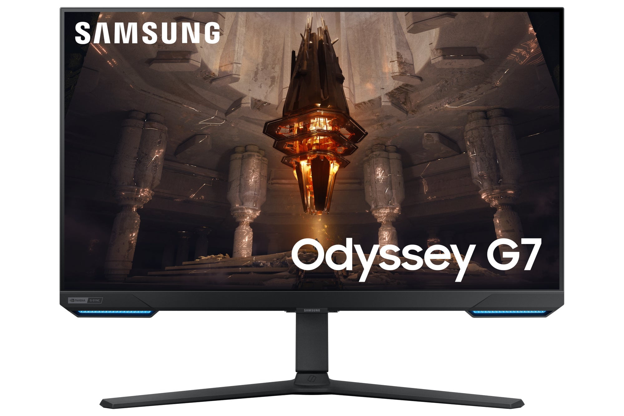 SAMSUNG 32" Class Odyssey G70B Curved Gaming Monitor - LS32BG702ENXGO