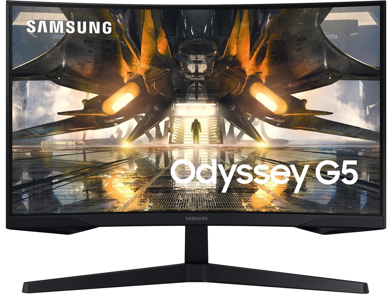 SAMSUNG 32" 165 Hz (Max) VA WQHD Gaming Monitor FreeSync Premium (AMD Adaptive Sync) 2560 x 1440 (2K) HDMI, DisplayPort, Audio Odyssey G55A LS32AG552ENXZA