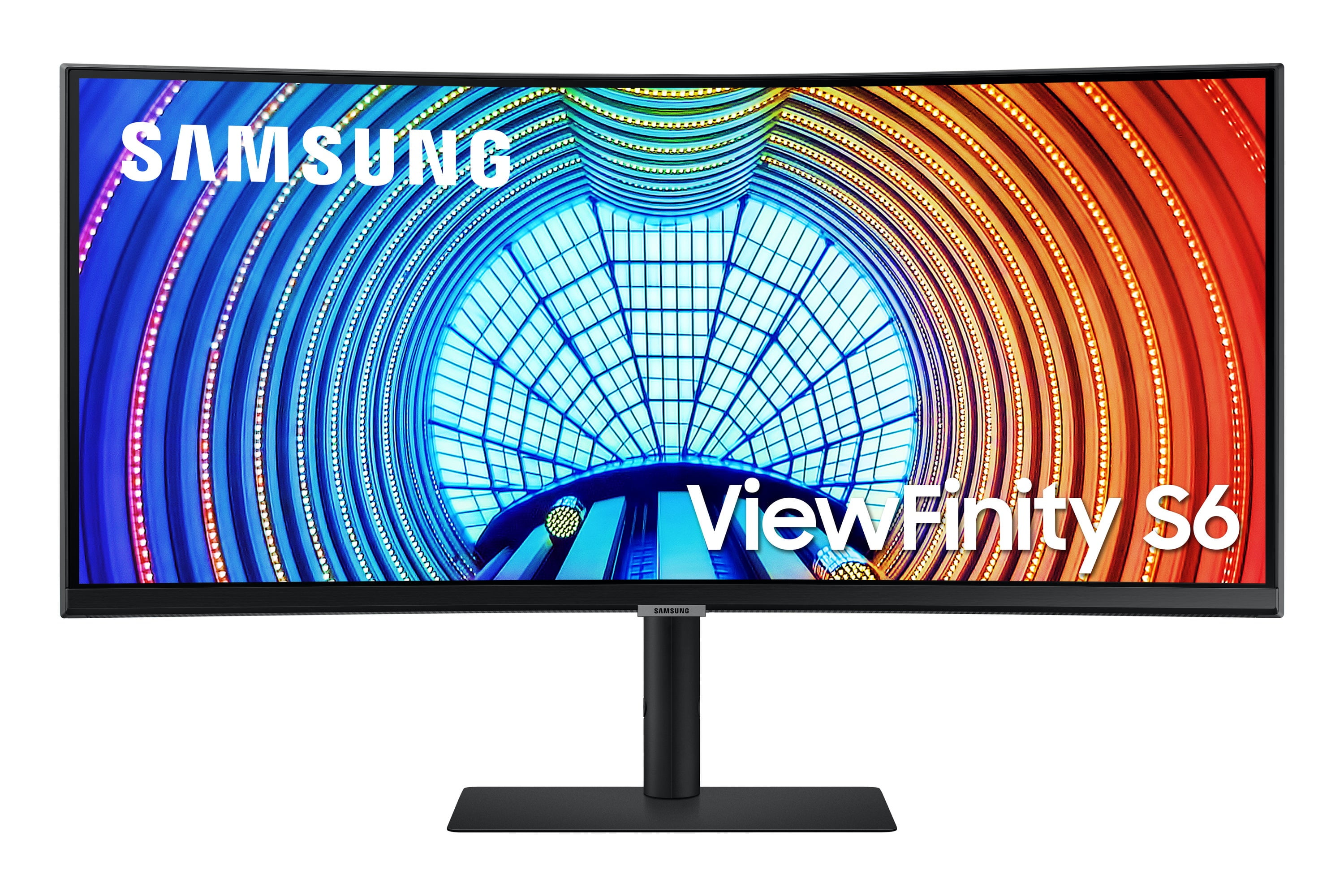 SAMSUNG 34" Class ViewFinity S65UA Ultra-WQHD 100Hz AMD FreeSync HDR10 1000R Curved Hi-Resolution Monitor - LS34A650UBNXGO