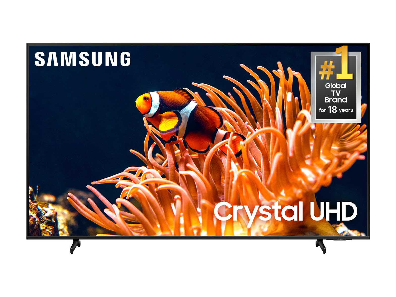 SAMSUNG 43” Class DU8000B Crystal UHD 4K Smart TV UN43DU8000BXZA 2024