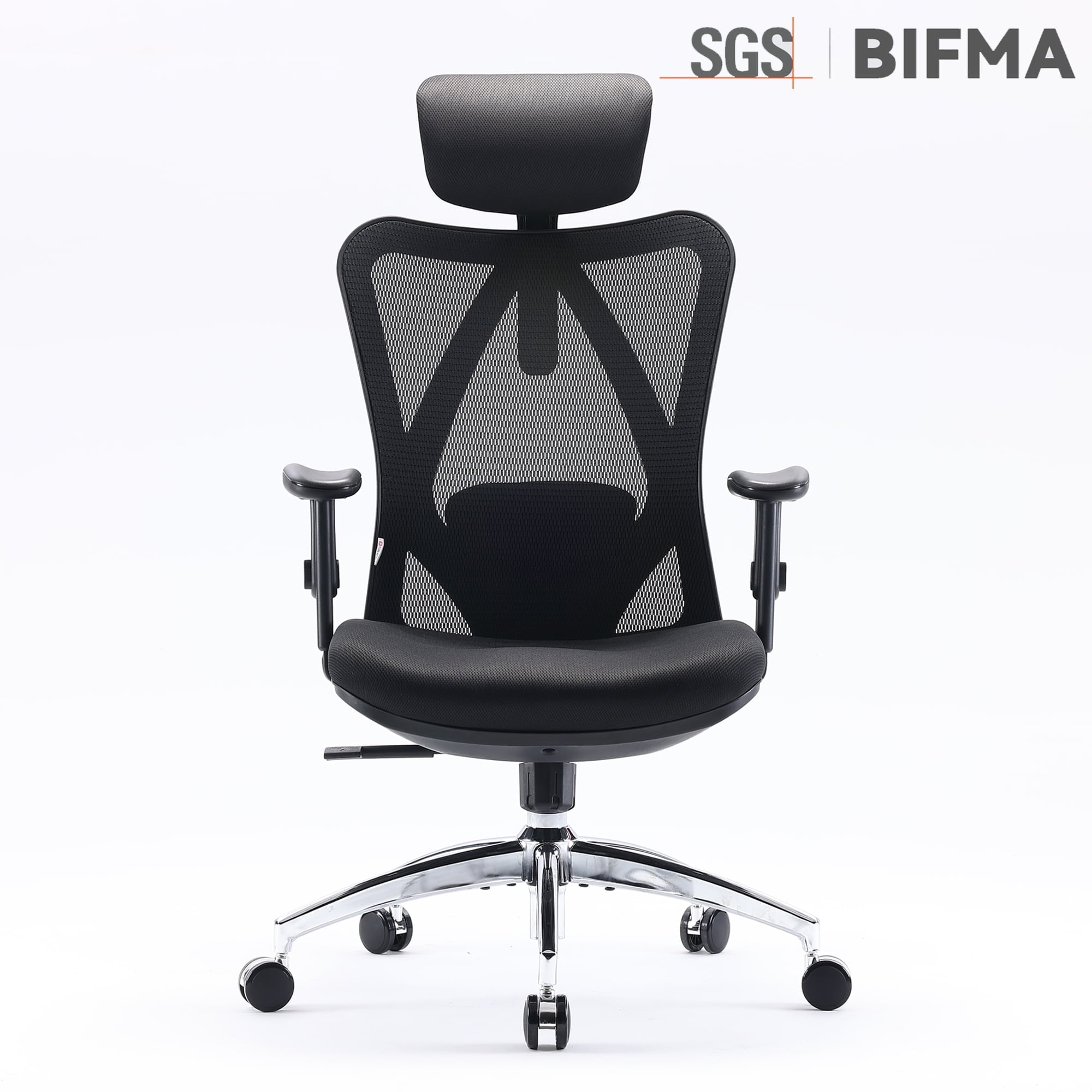 Sihoo M18 Mesh Ergonomic Office Chair with Adjustable Lumbar Support, High Back, Black