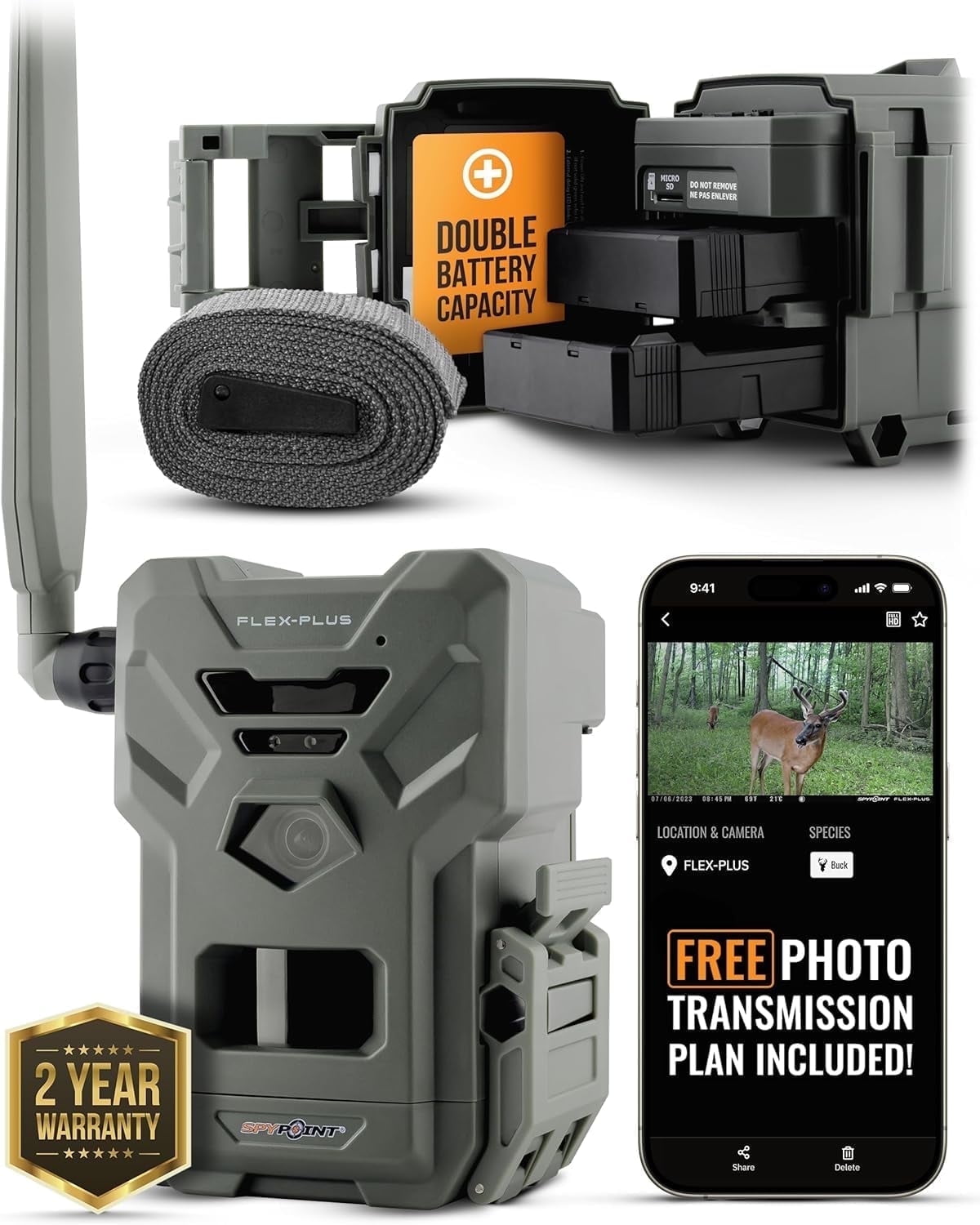 SPYPOINT FLEX-Plus Cellular Trail Camera