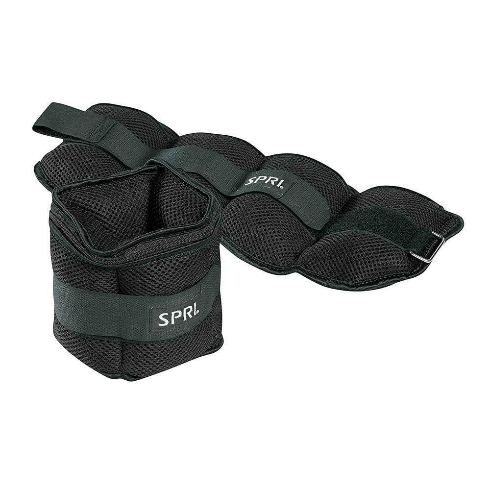 SPRI Adjustable Ankle Weights, 10-Pound Pair