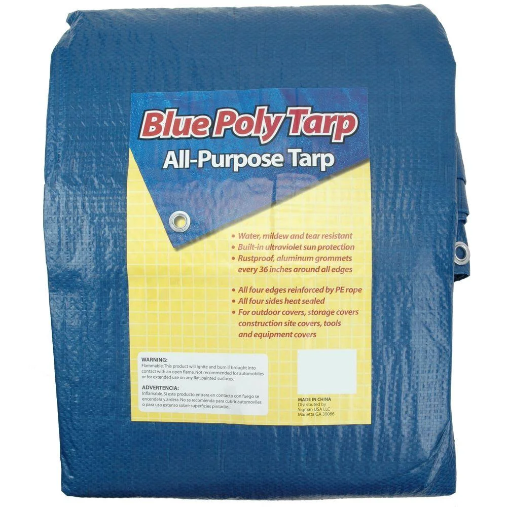 Sigman 18' x 24' Blue Tarp