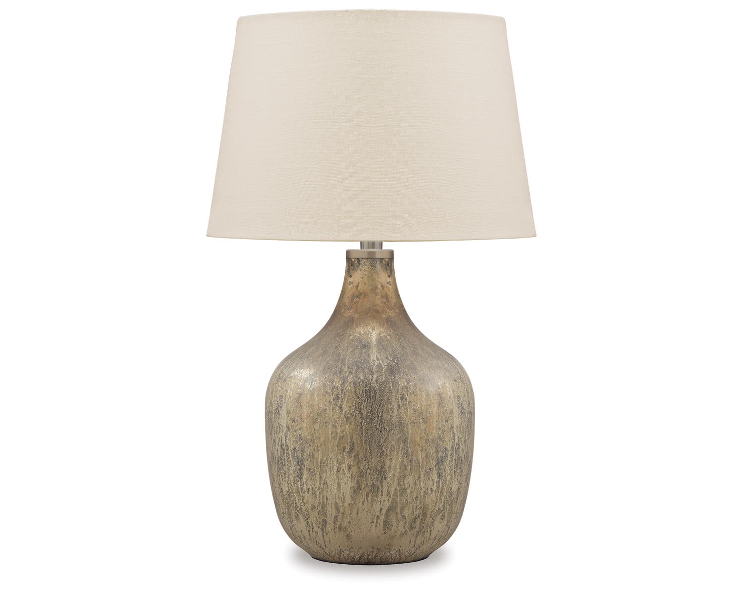 Signature Design by Ashley Casual Mari Table Lamp Gray/Gold Finish