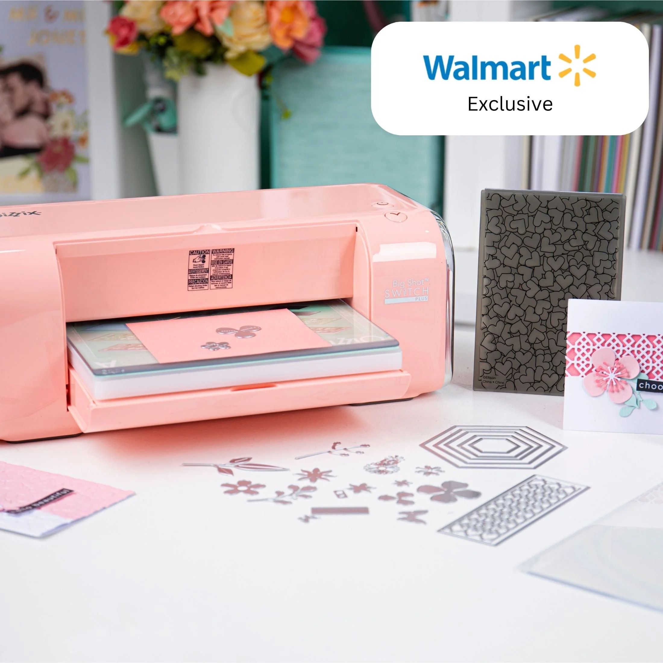 Sizzix Big Shot Switch Plus Starter Kit, Corded Electric Die-Cutting Machine, 9 in Feeding Slot