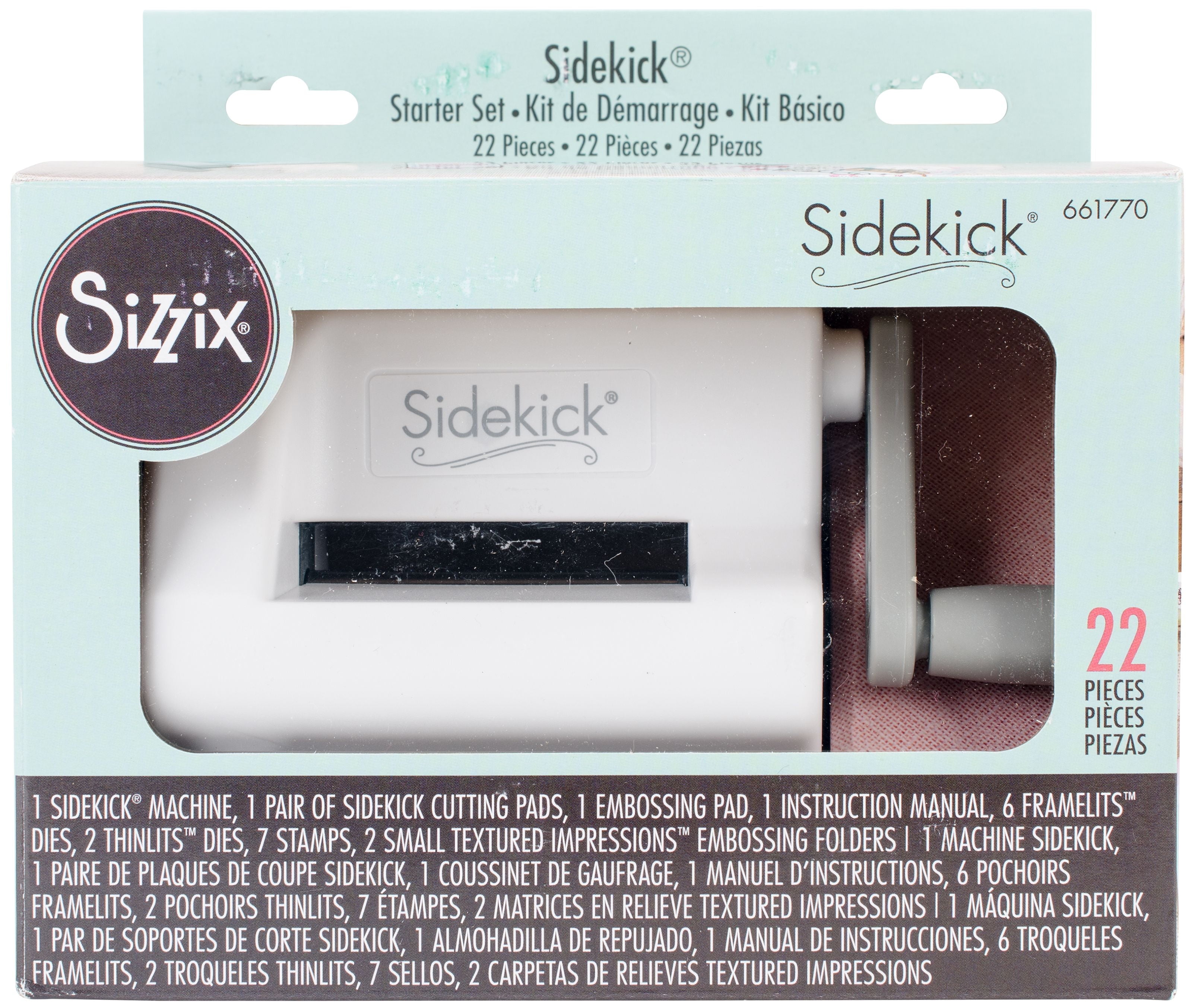Sizzix Sidekick Starter Kit, Die-Cutting & Embossing Manual Machine