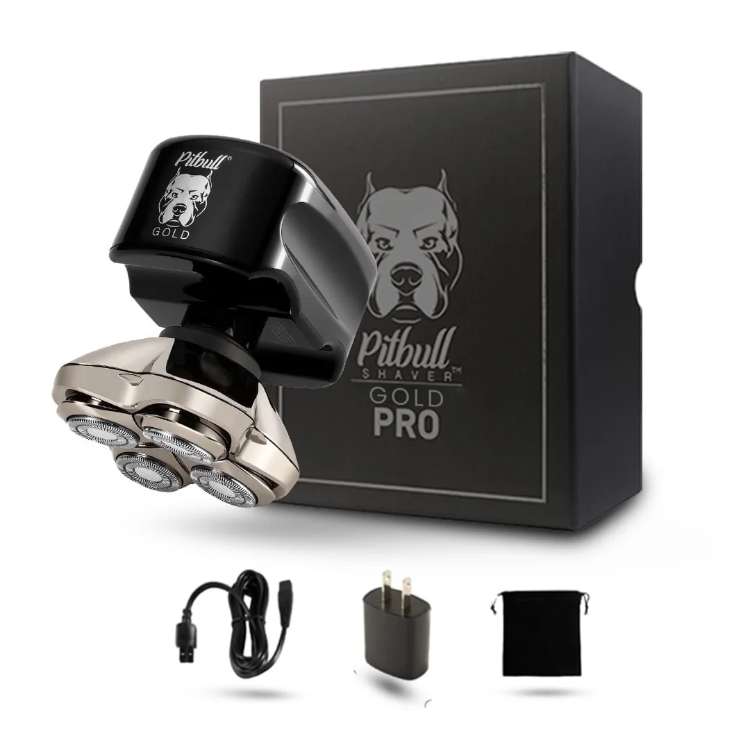 Pitbull Gold PRO Head and Face Shaver | USB charging cable included