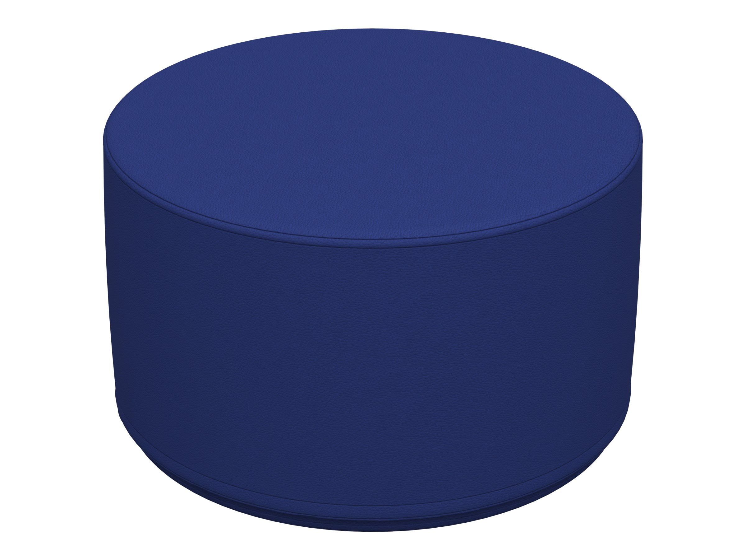 Softscape Junior - Ottoman - round - polyurethane, foam - blue