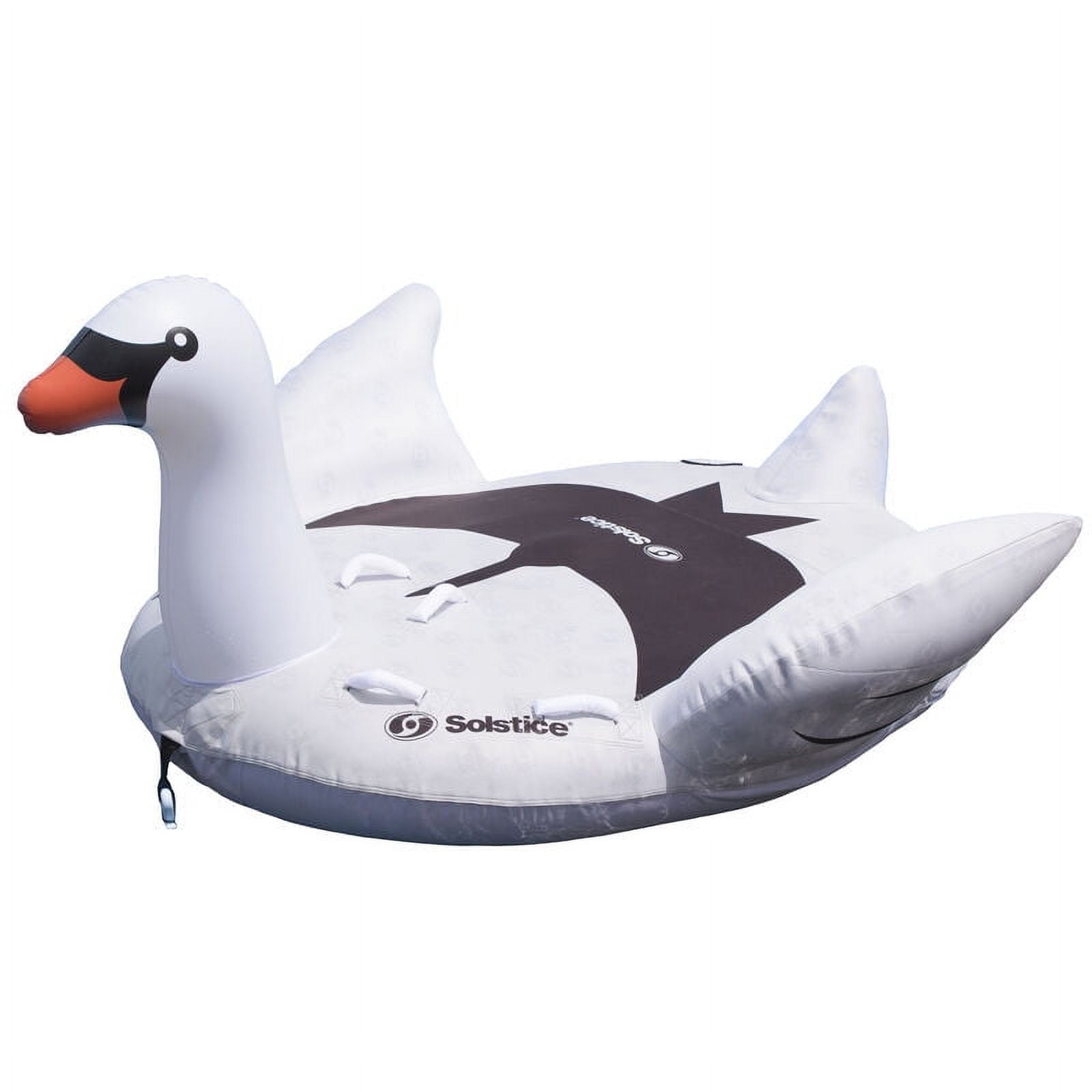 Solstice Swan Waterskiing Towable Inflatable Raft, 1-2 Persons