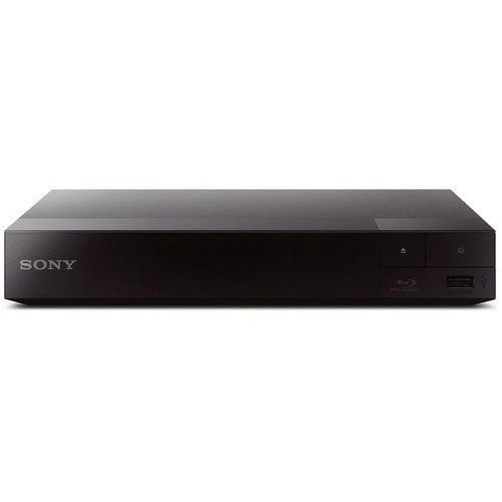 Sony Blu-ray DVD Player W Full HD 1080p Wi-Fi , DVD & CD + CubeCable HDMI Cable, Audio/Video Form