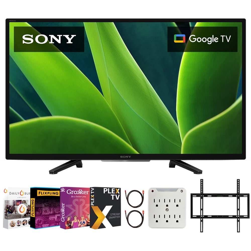 Sony 32" W830K HD LED HDR Television with Wall Mount & Surge Adapter