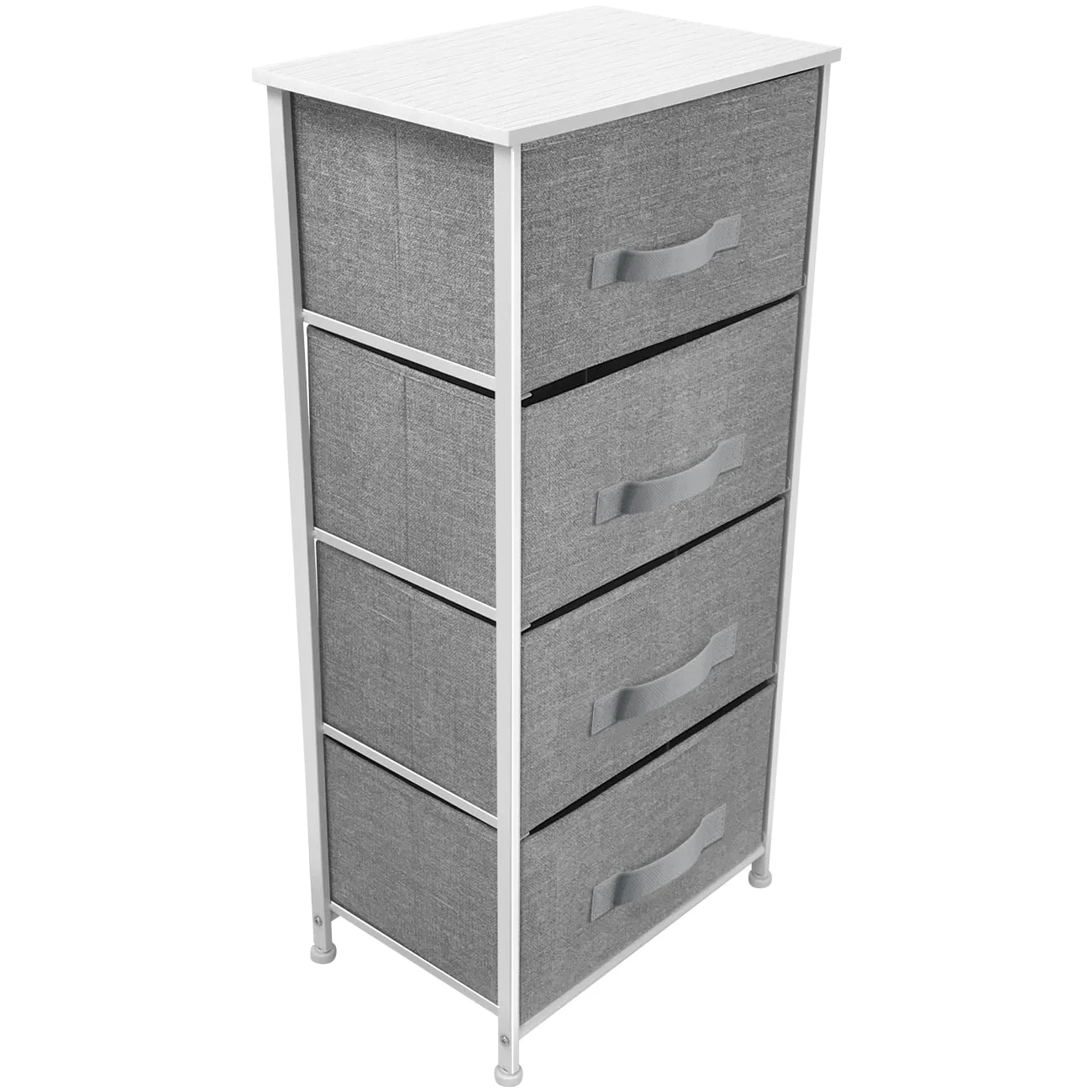 Sorbus 4 Drawer Bedside Nightstand Chest Tower Bedroom Dresser Assorted Colors White