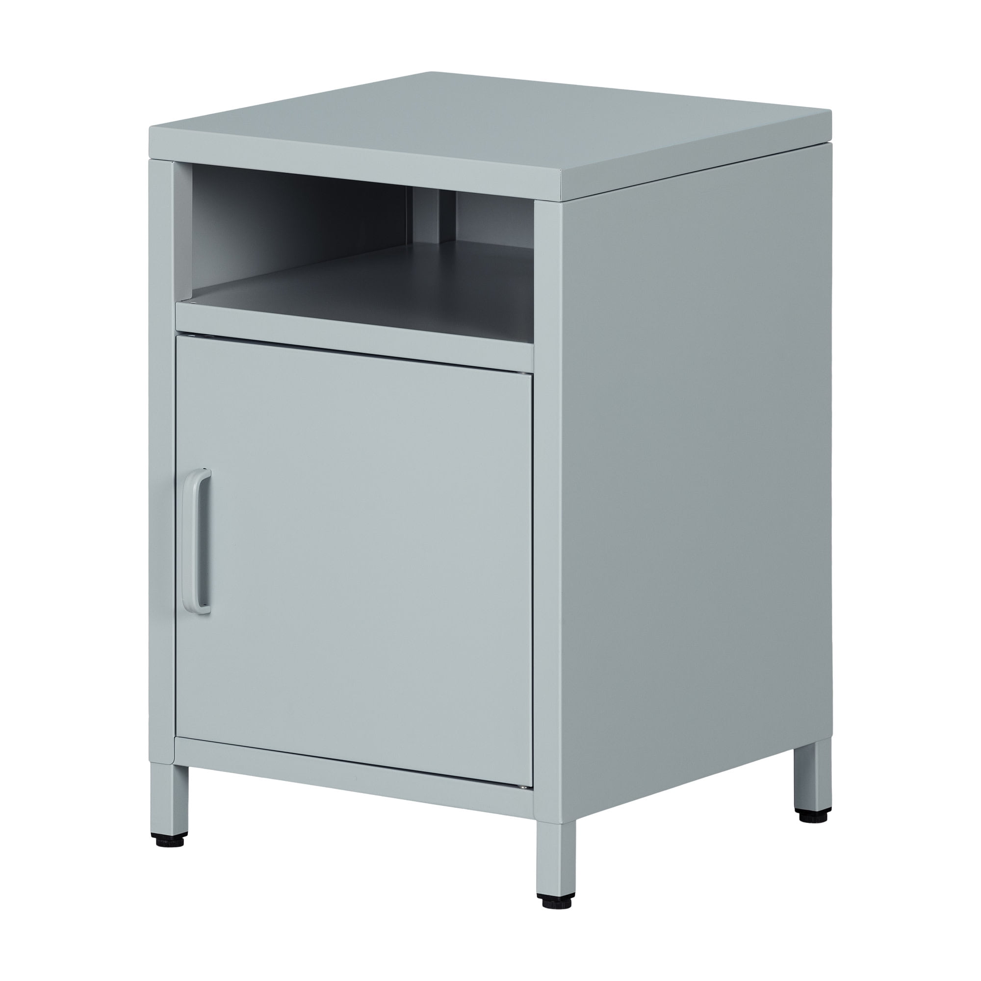 South Shore Kodali Metal 1-Door Nightstand Blue