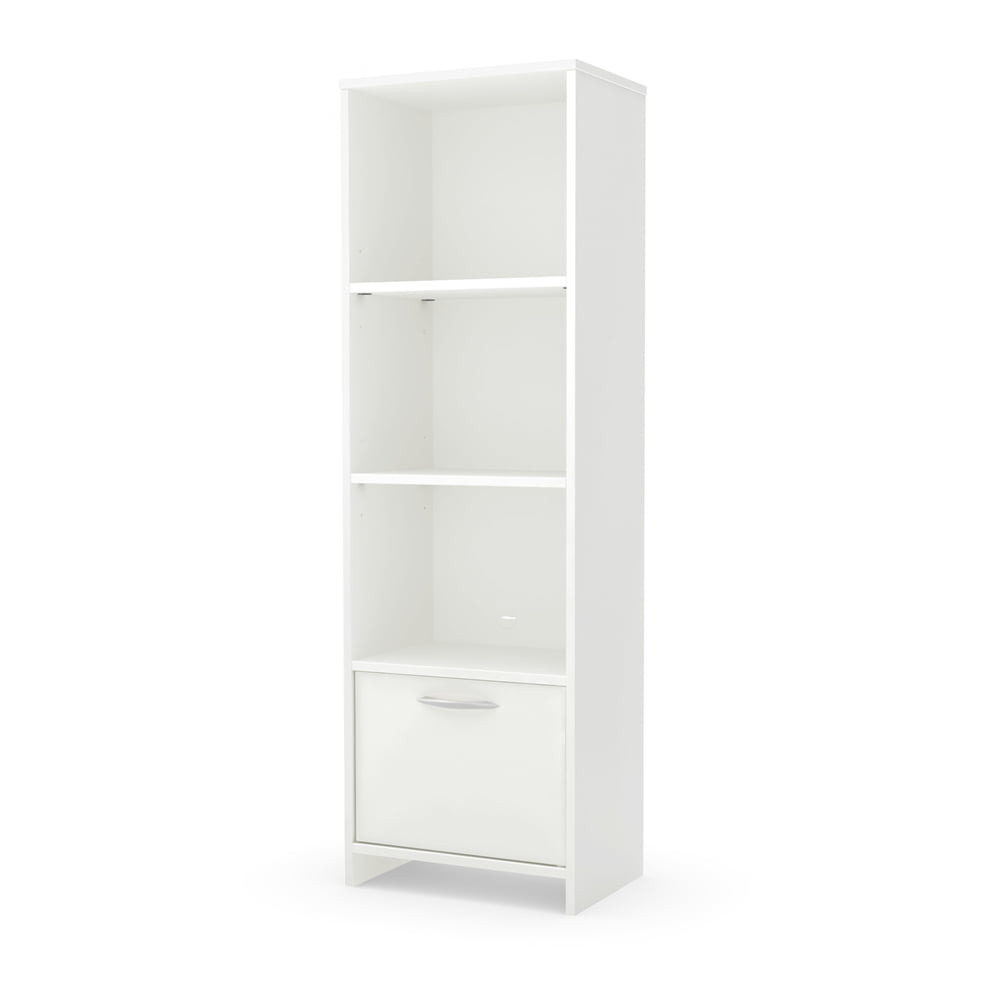 South Shore SoHo 3-Shelf Bookcase/Media Storage, Multiple Finishes