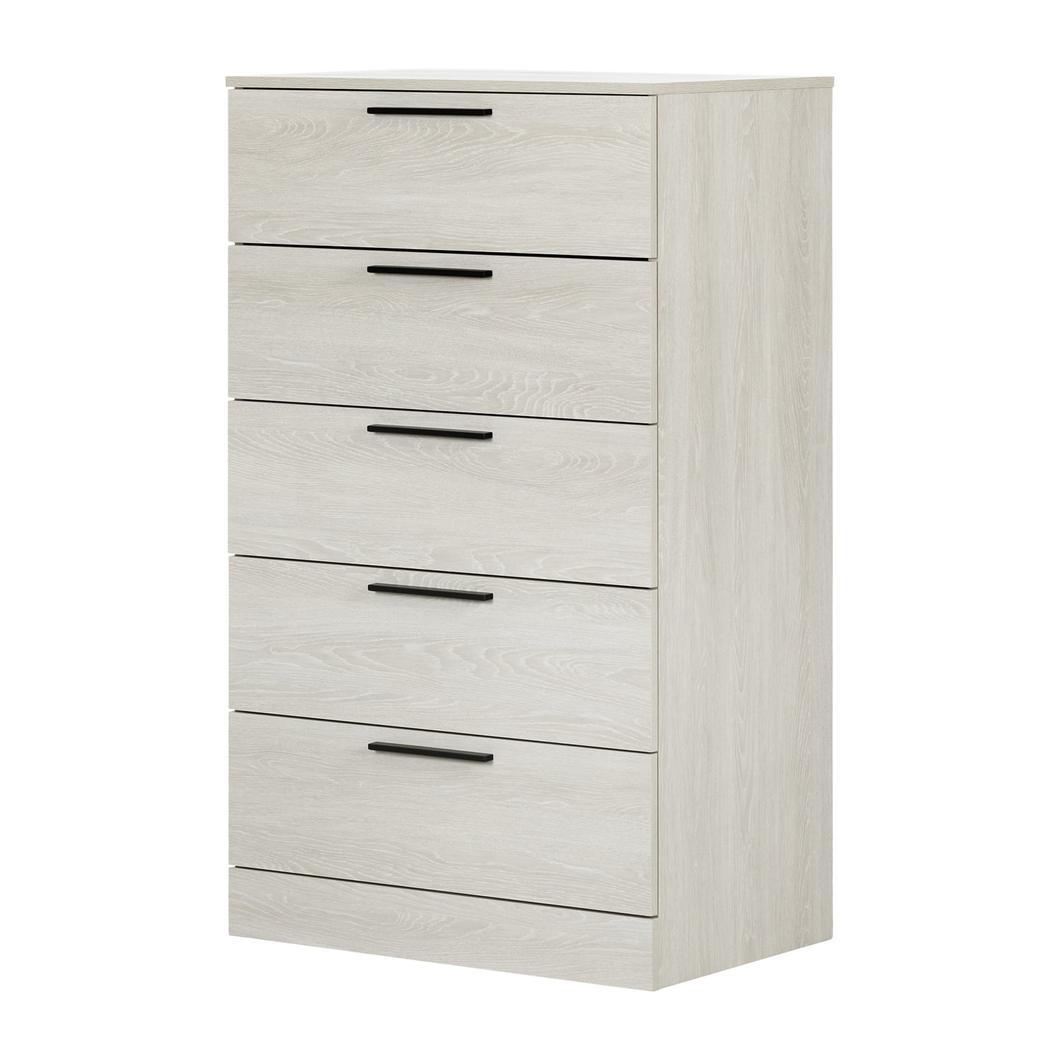 South Shore Step One Essential Contemporary 5-Drawers Dresser Winter Oak