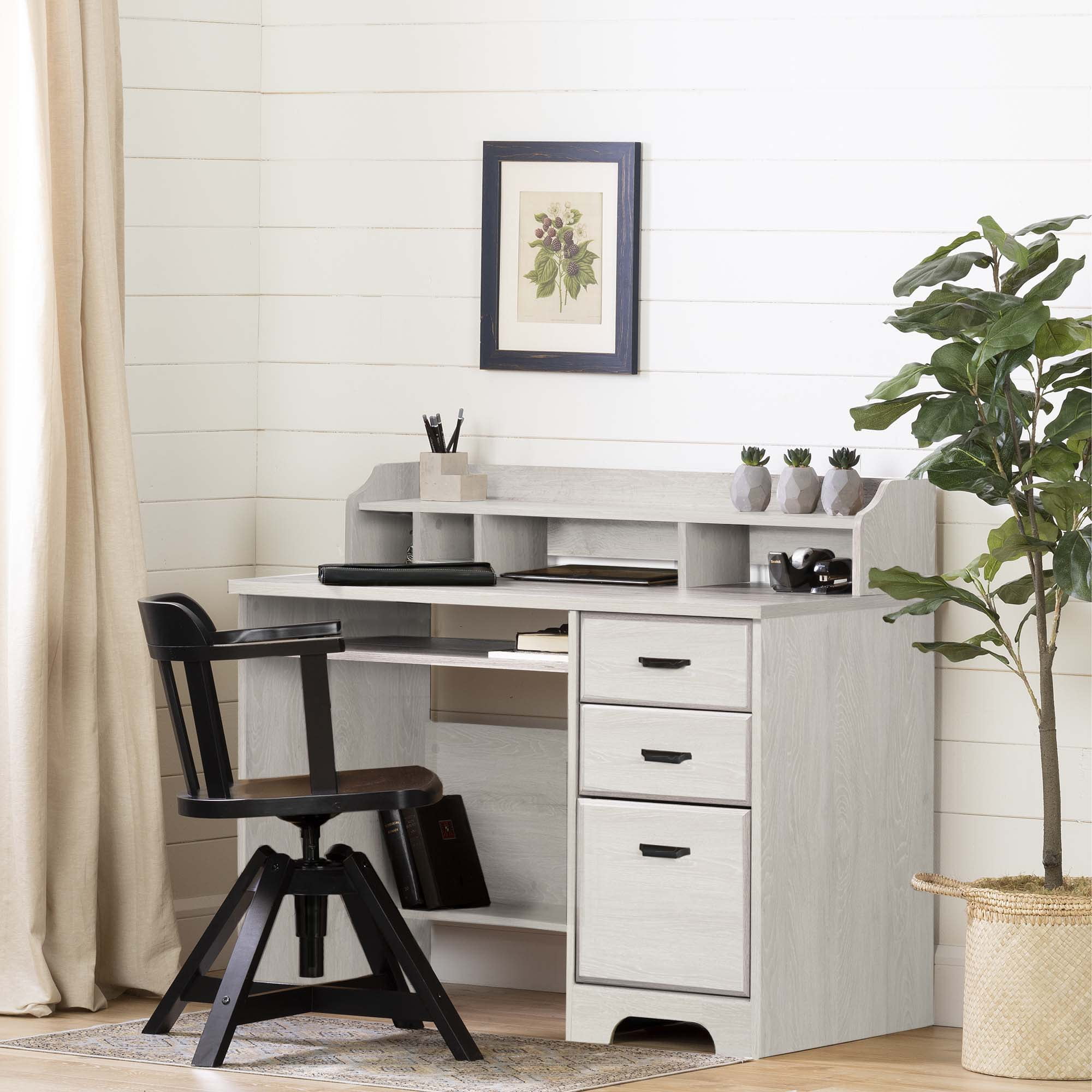 South Shore Versa, Traditional Desk, Medium Desk White