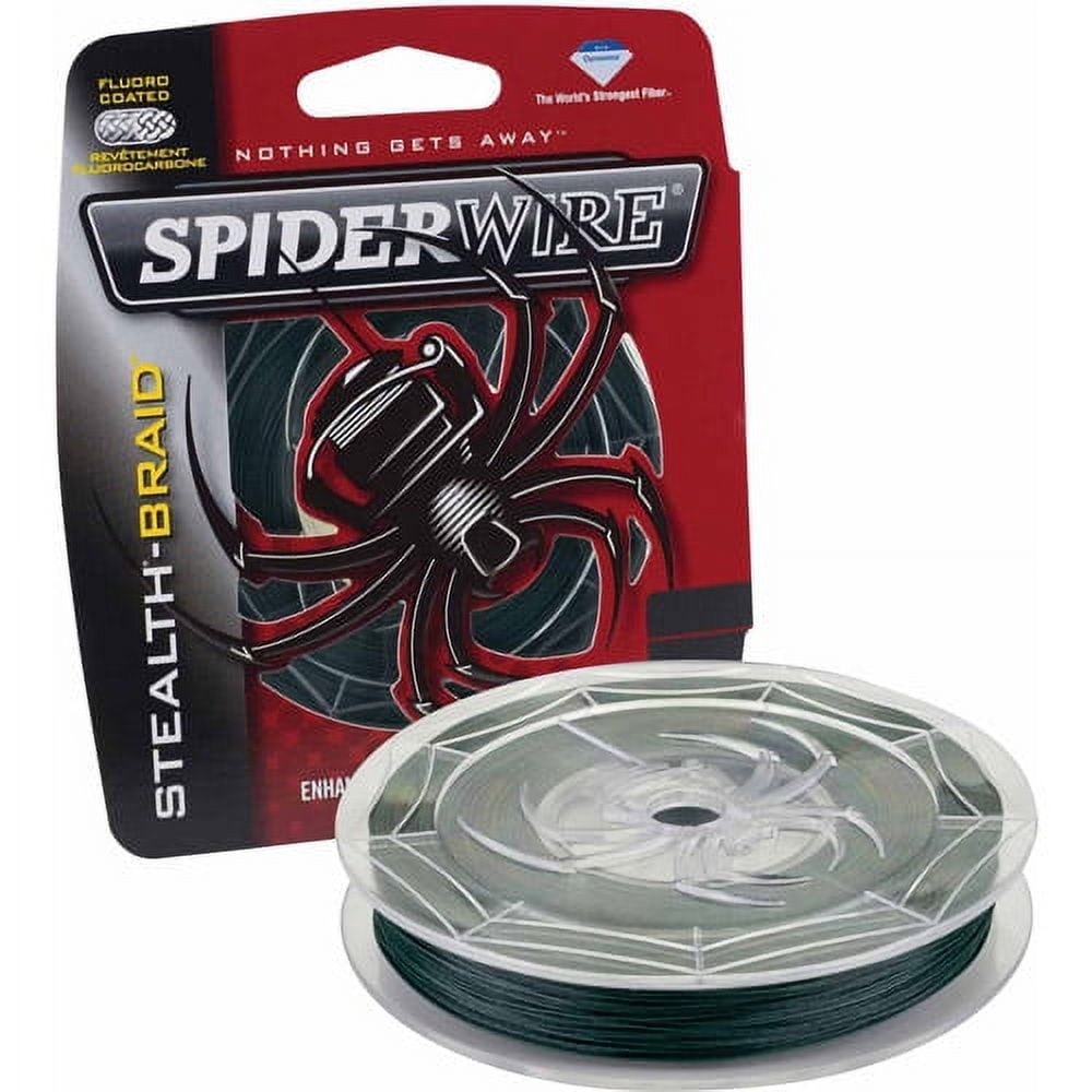 SpiderWire Stealth® Braid Fishing Line, Moss Green, 20 lb Test Strength, 500 yd