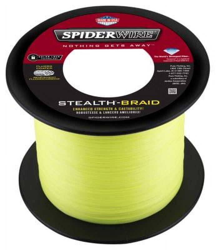 SpiderWire Stealth® Superline, Hi-Vis Yellow, 15lb | 6.8kg Fishing Line