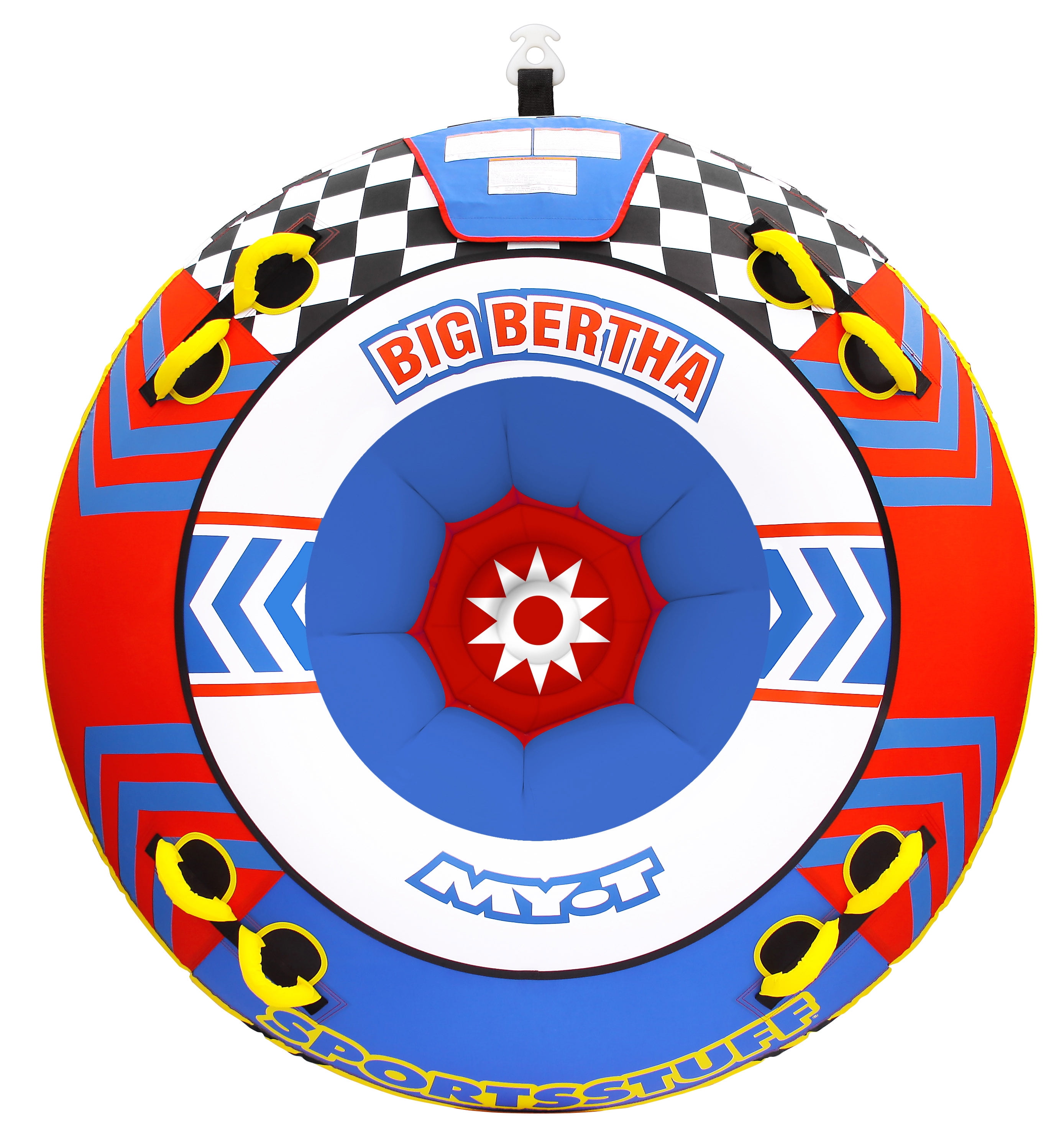 Sportsstuff Big Bertha 53-1329 Towable 1-4 Person Boat Lake Water Sports Tube