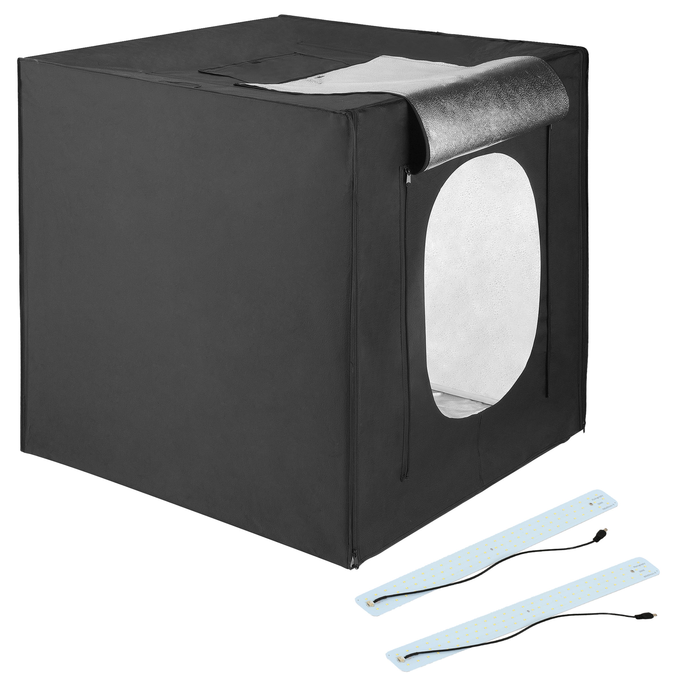 Square Perfect 31 Inch Pro Quality LED Photo Studio In A Box w/4 Color Backdrops