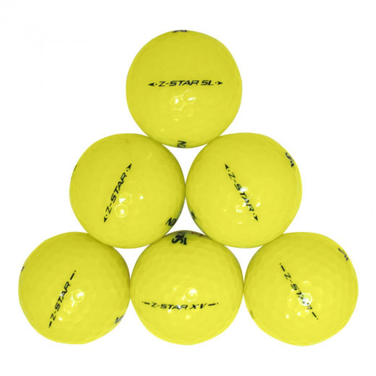Srixon Golf Balls, Yellow, 50 Pack, by Hunter Golf