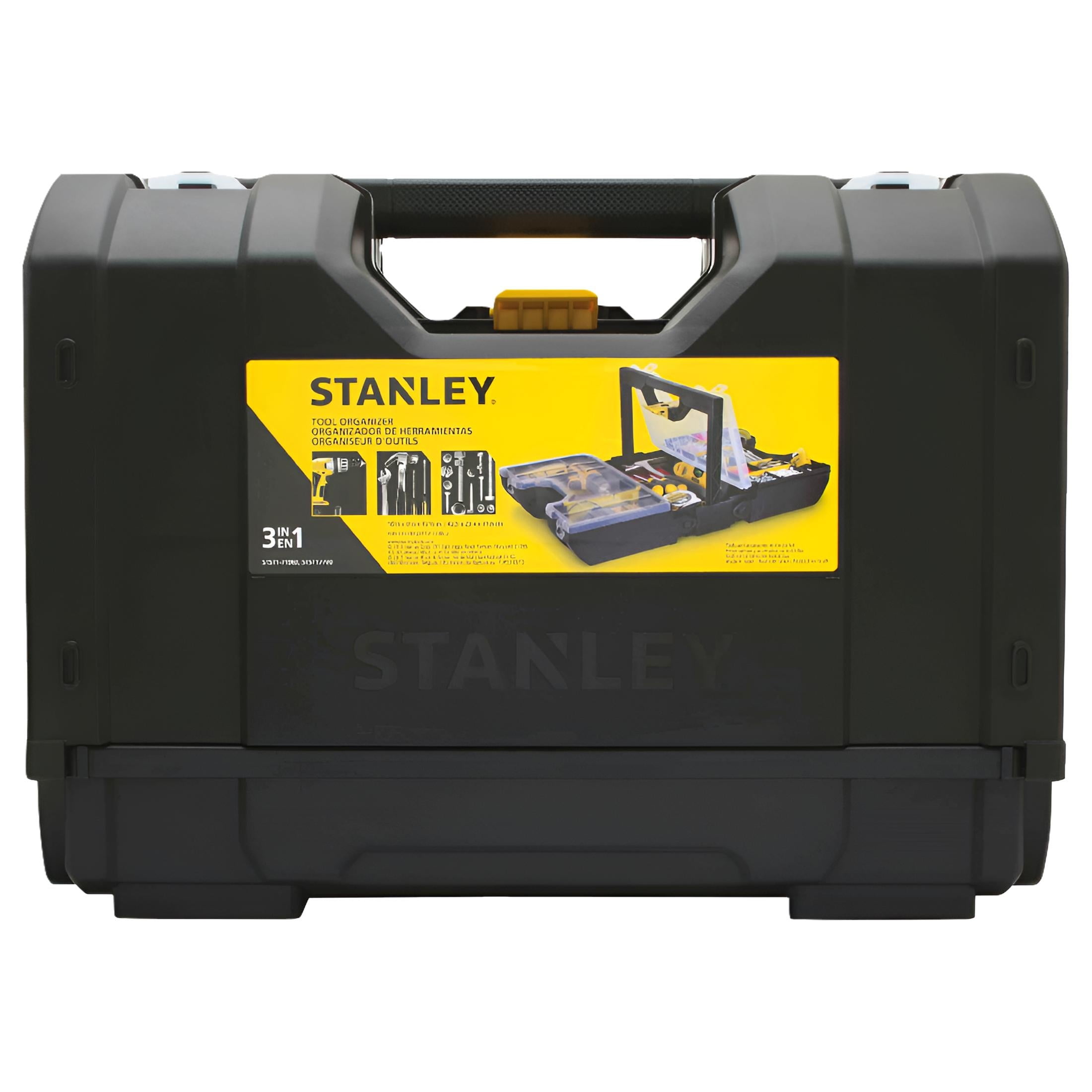 Stanley Tools STST17700 - 3-in-1 Tool Yellow/Black Organizer (9"W x 12.4"H)