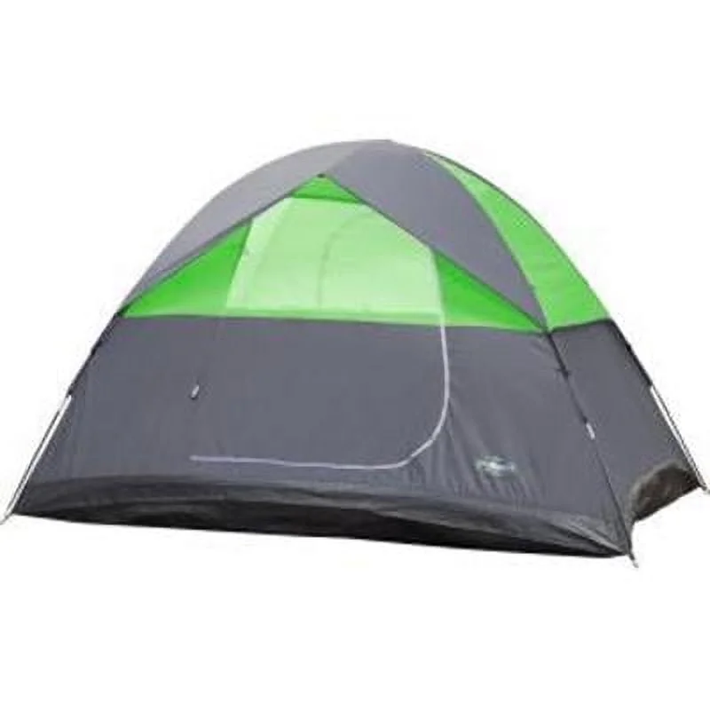 Stansport Cedar Creek Dome Tent 96" L x 84" W x 54" H Green Gray 728-10, 4 Person