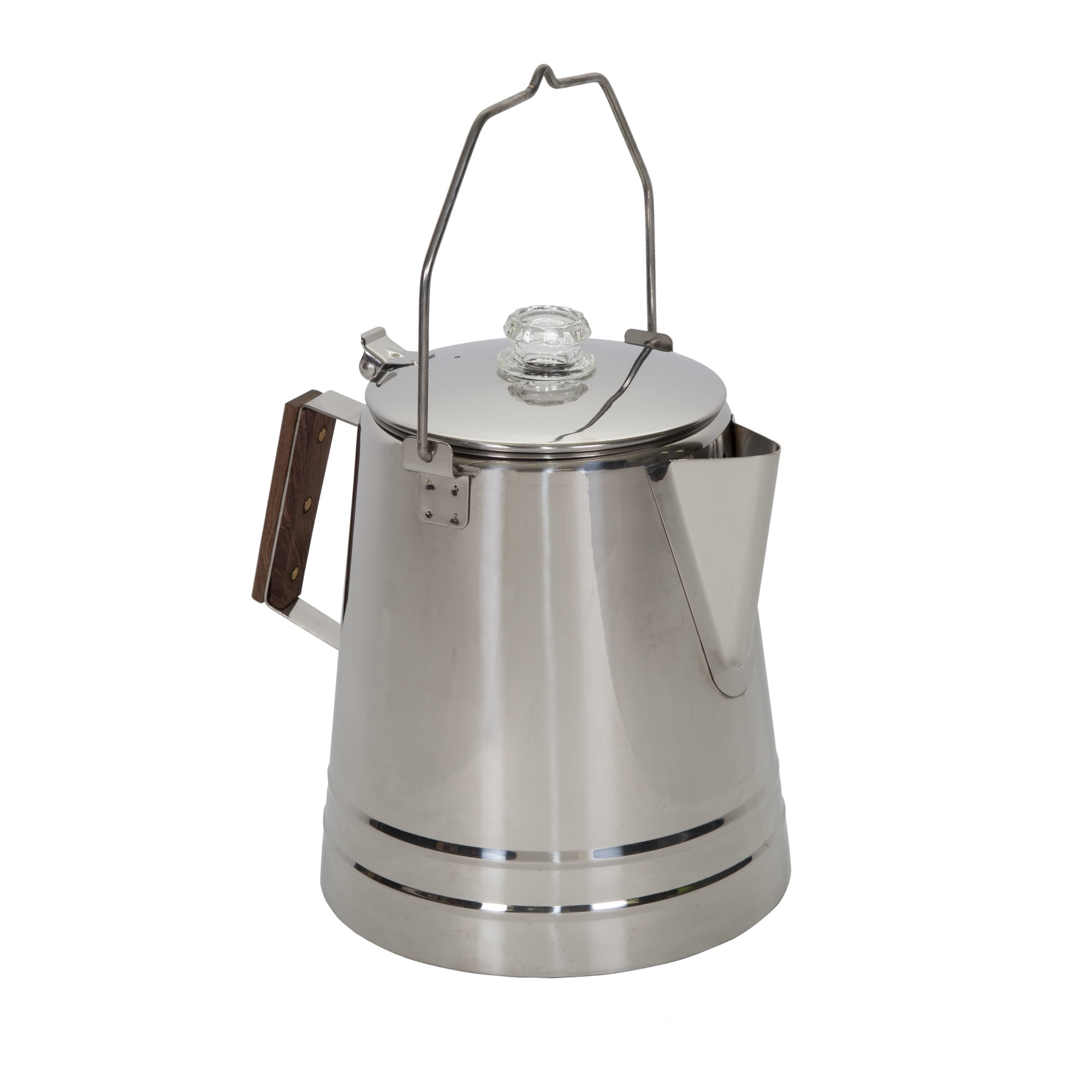 Stansport Stainless Steel Percolator Coffee Pot 28 Cups