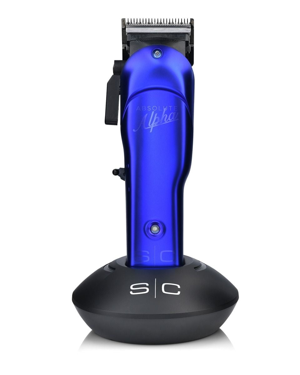 StyleCraft Absolute Alpha Cordless Hair Clipper, Battery Powered, 3 Interchangeable Lids, Multicolor