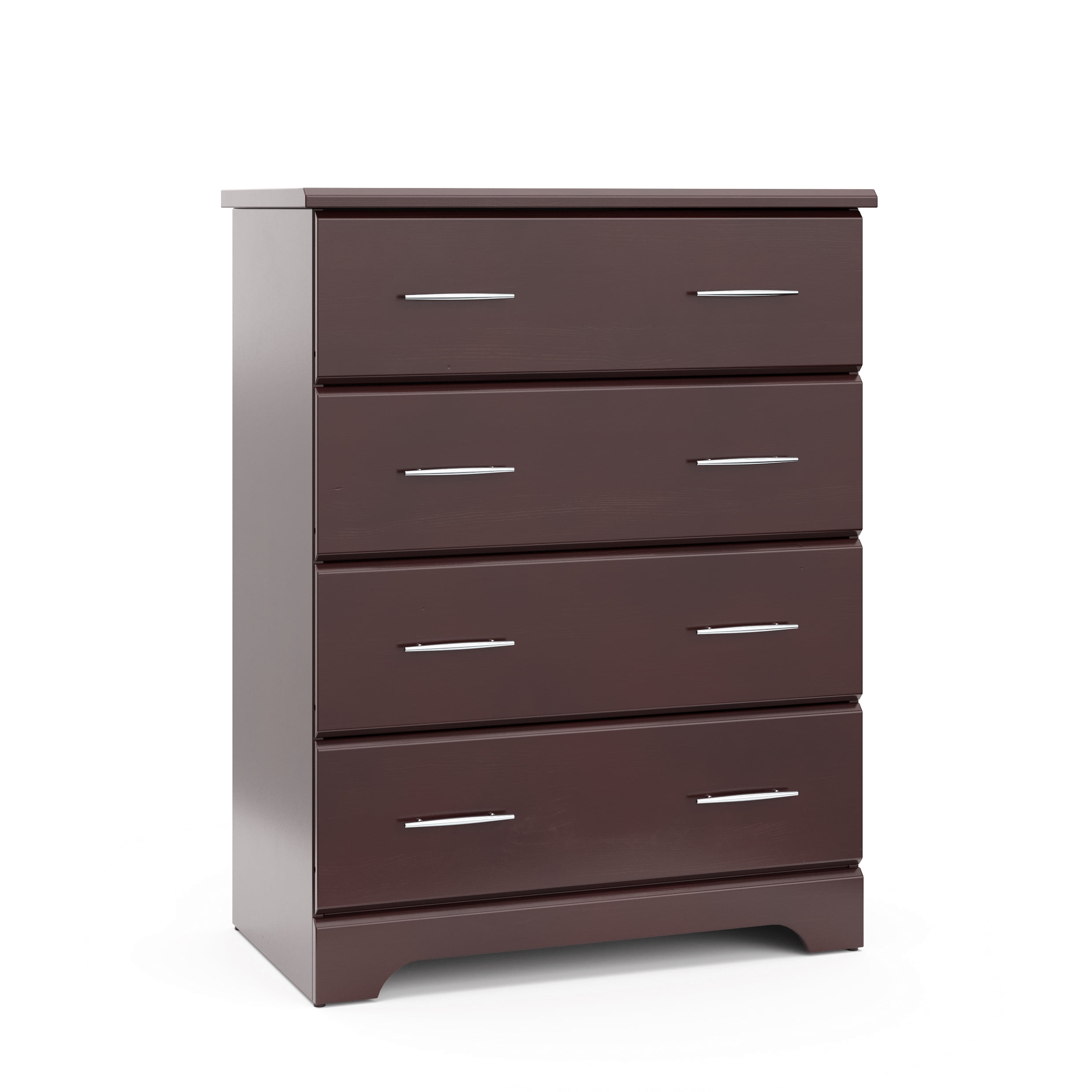 Storkcraft Brookside 4 Drawer Nursery Dresser, Espresso