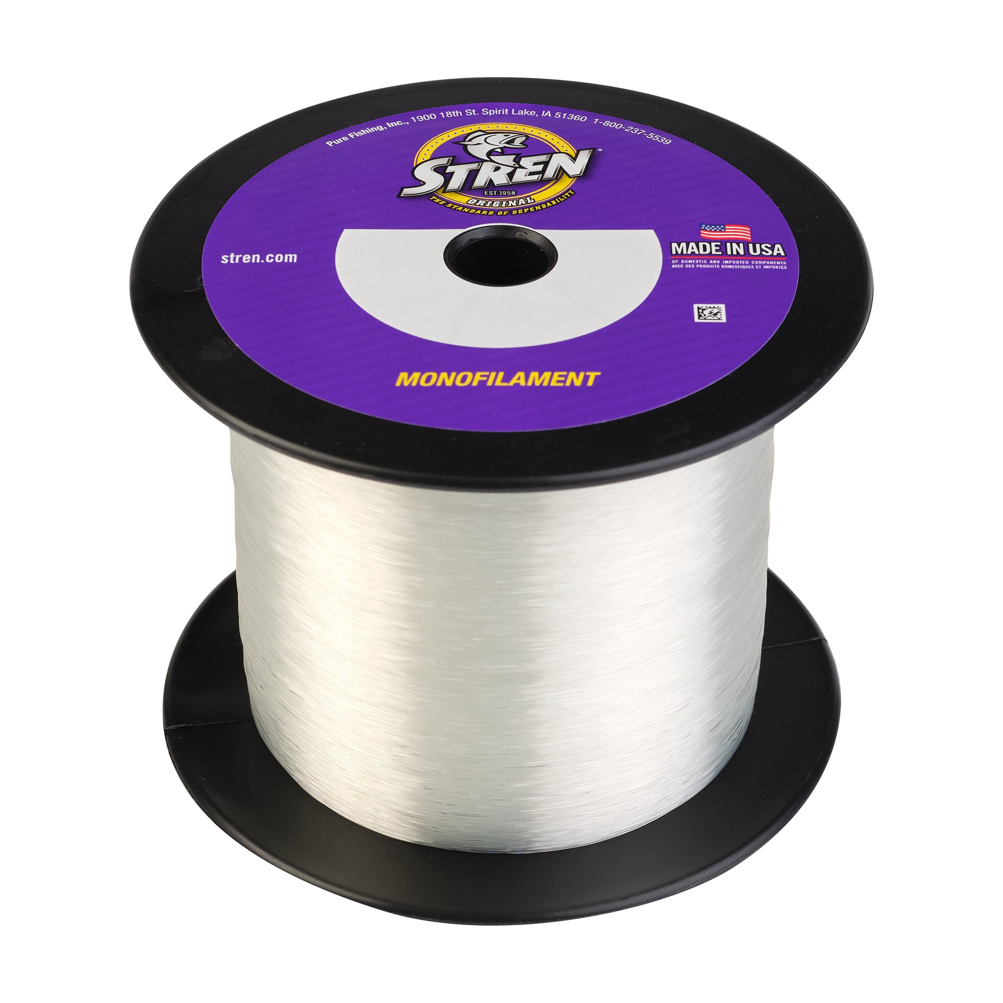 Stren Original® Monofilament Fishing Line, Clear, 8 lb Test Strength, 2400 yd