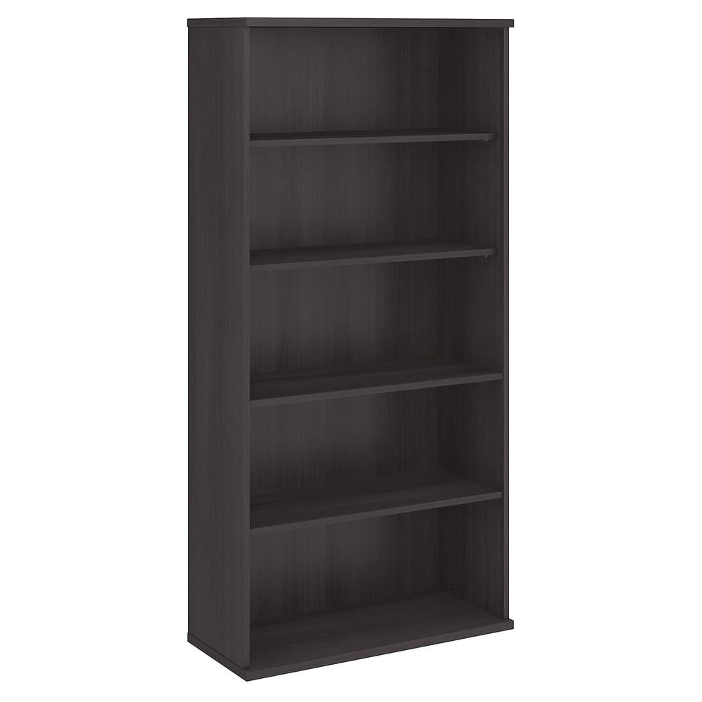 Studio C 5 Shelf Bookcase in Storm Gray - Engineered Wood